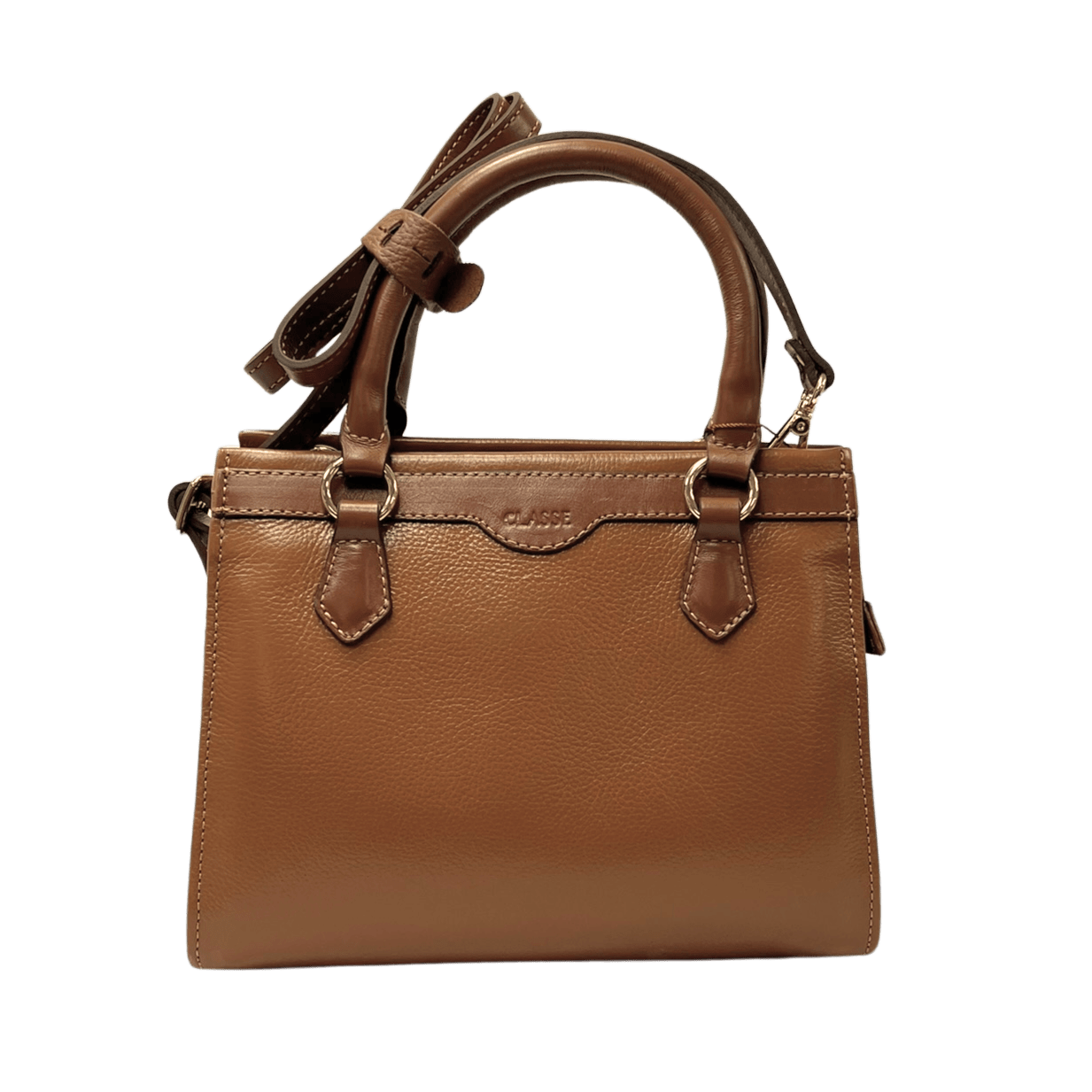 Bolsa Classe 3202-1K2CCC Tote Couro Castor Marrom 