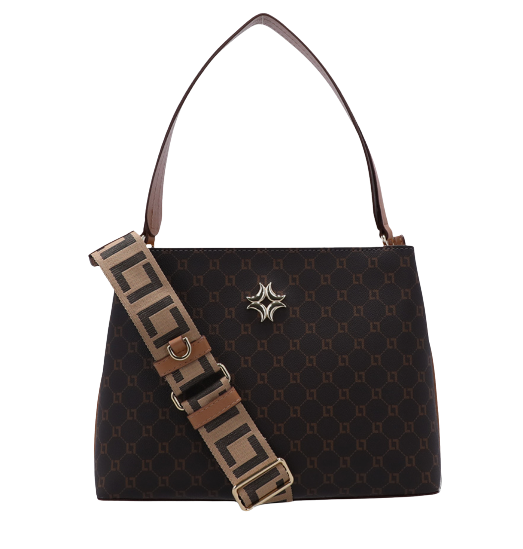 Bolsa Luz da Lua 2000616 Couro Natural Mooca Café
