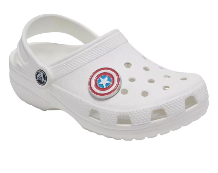 Broche Crocs 10012694 Jibbitz Captain América Vermelho Islen