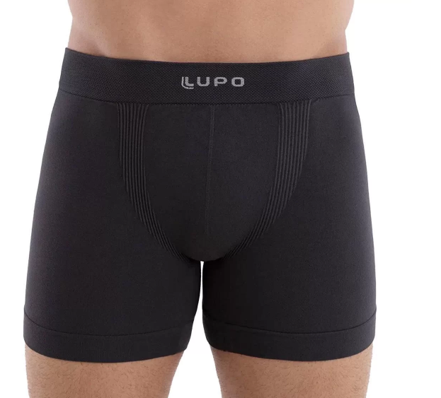 Cueca Lupo 00661-001 Boxer em tecido MicroModal sem costuras