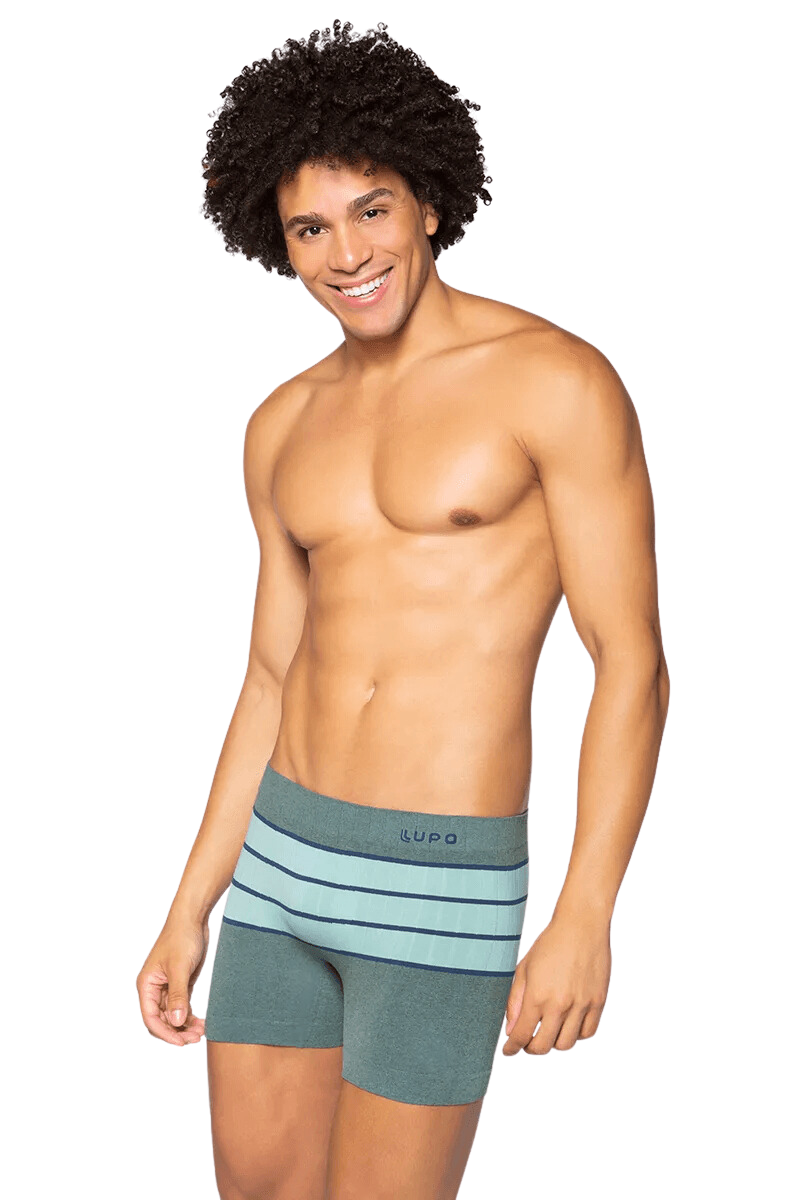 Cueca Lupo Boxer 00663-041 Boxer Texturizado Oliva 17257 - Islen