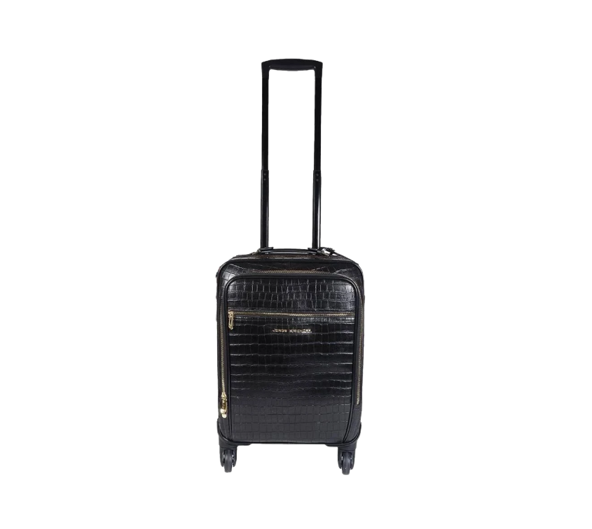 Mala Jorge Bischoff JMLF00011001 Couro Croco Preto