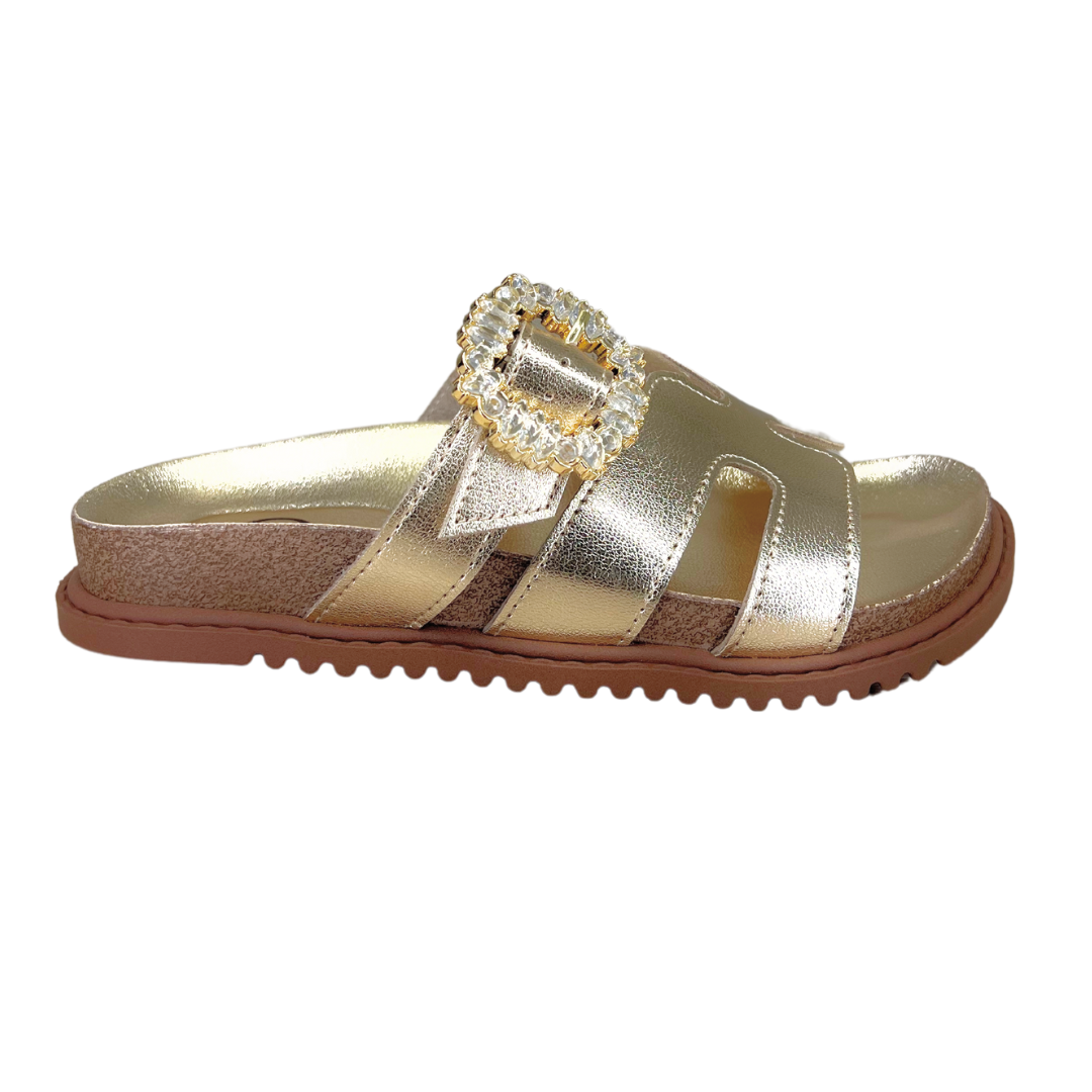 Chinelo Molekinha 2357.106 Metalizado Premium Dourado