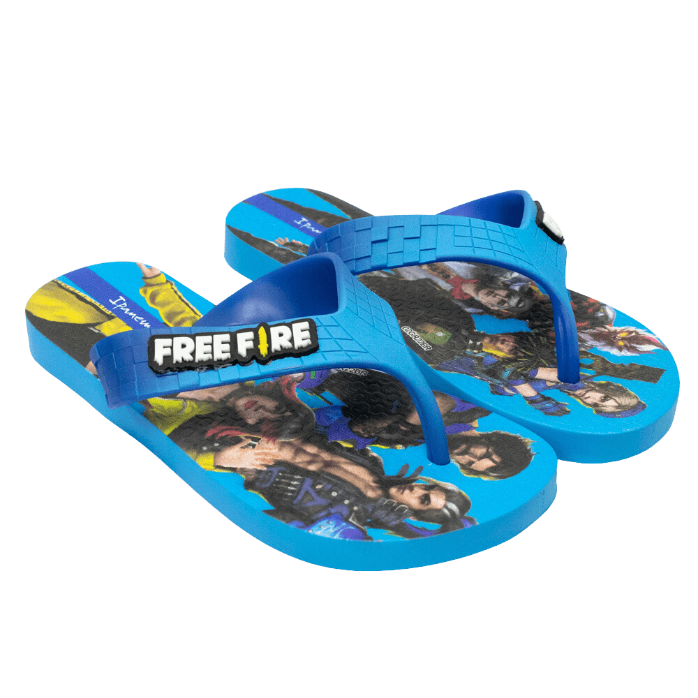 Chinelo Infantil Grendene Ipanema Free Fire Missões Masculino