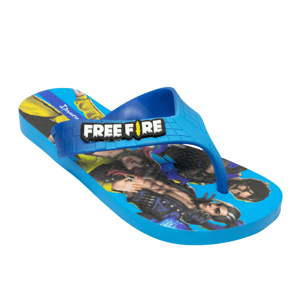 Chinelo Ipanema Free Fire Infantil 26966 Masculino Azul