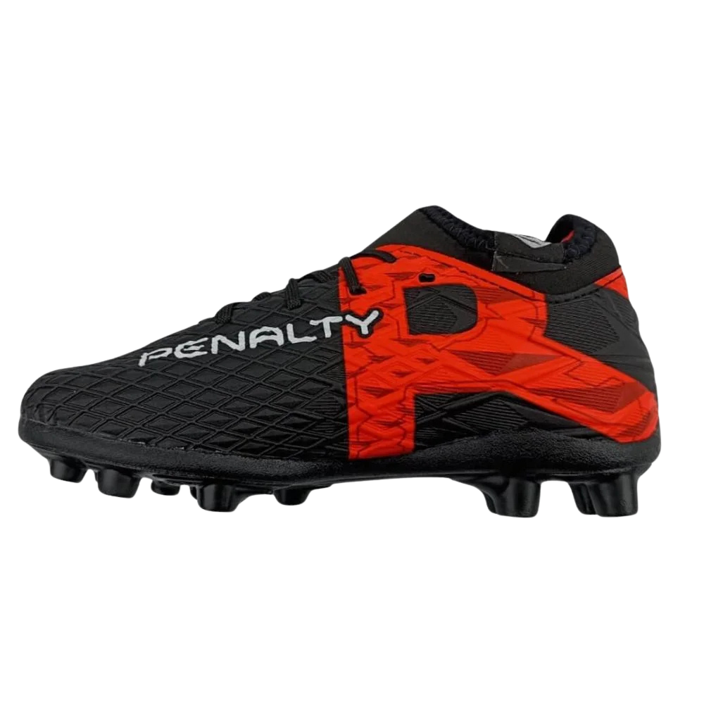Chuteira Penalty 216255 Infantil Campo RX Locker Kids Preto