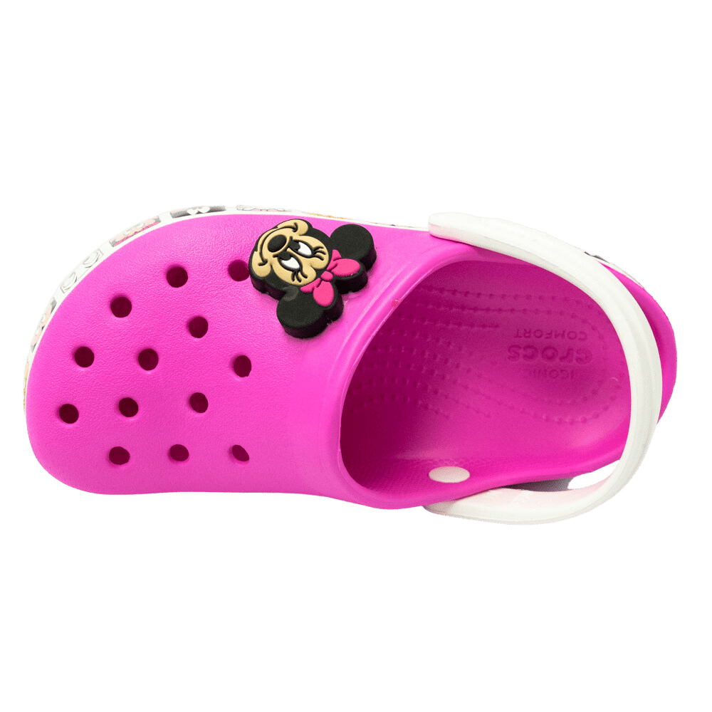 Clog Crocs 2077206 Minnie Mouse Band Pink - Islen Calçados