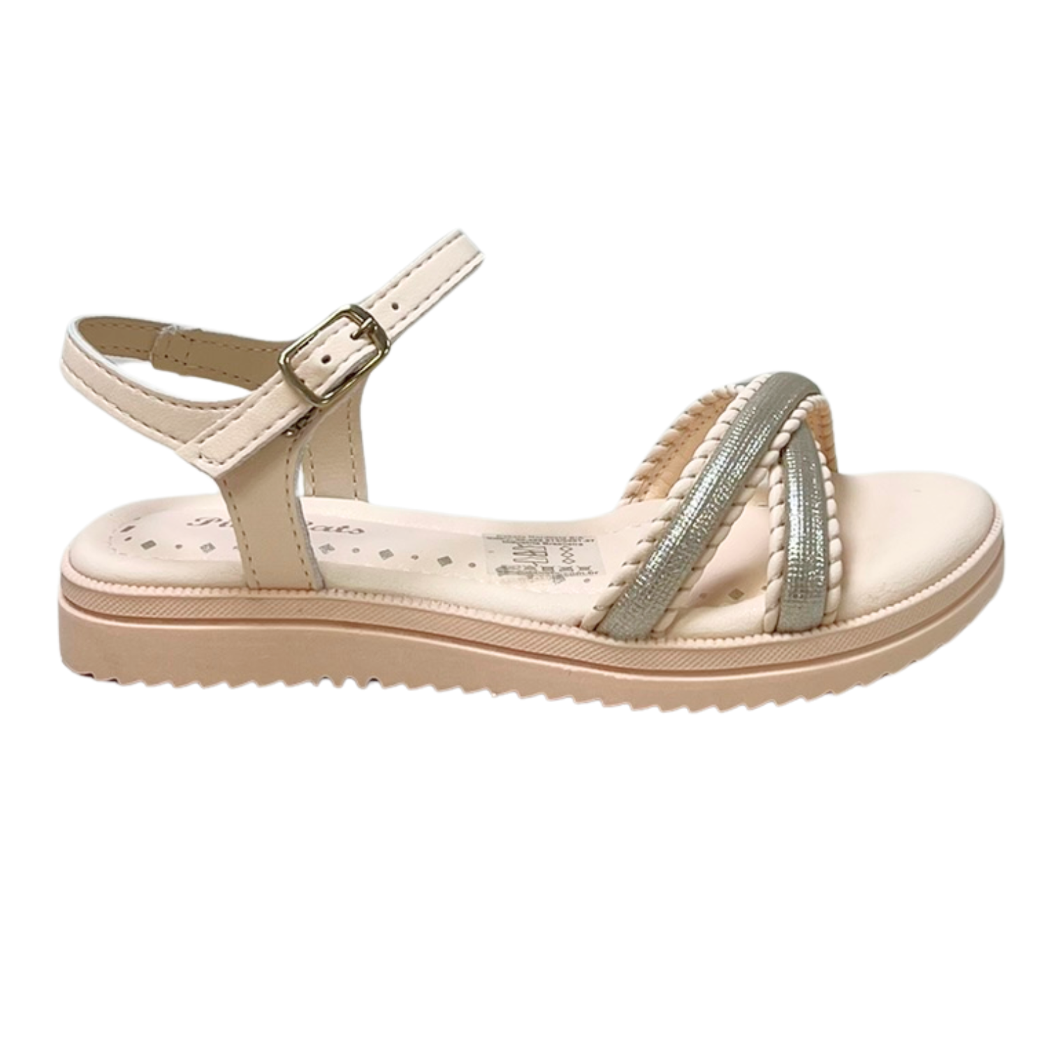 Sandália Pink Cats V5862 Rives Calendula Champanhe