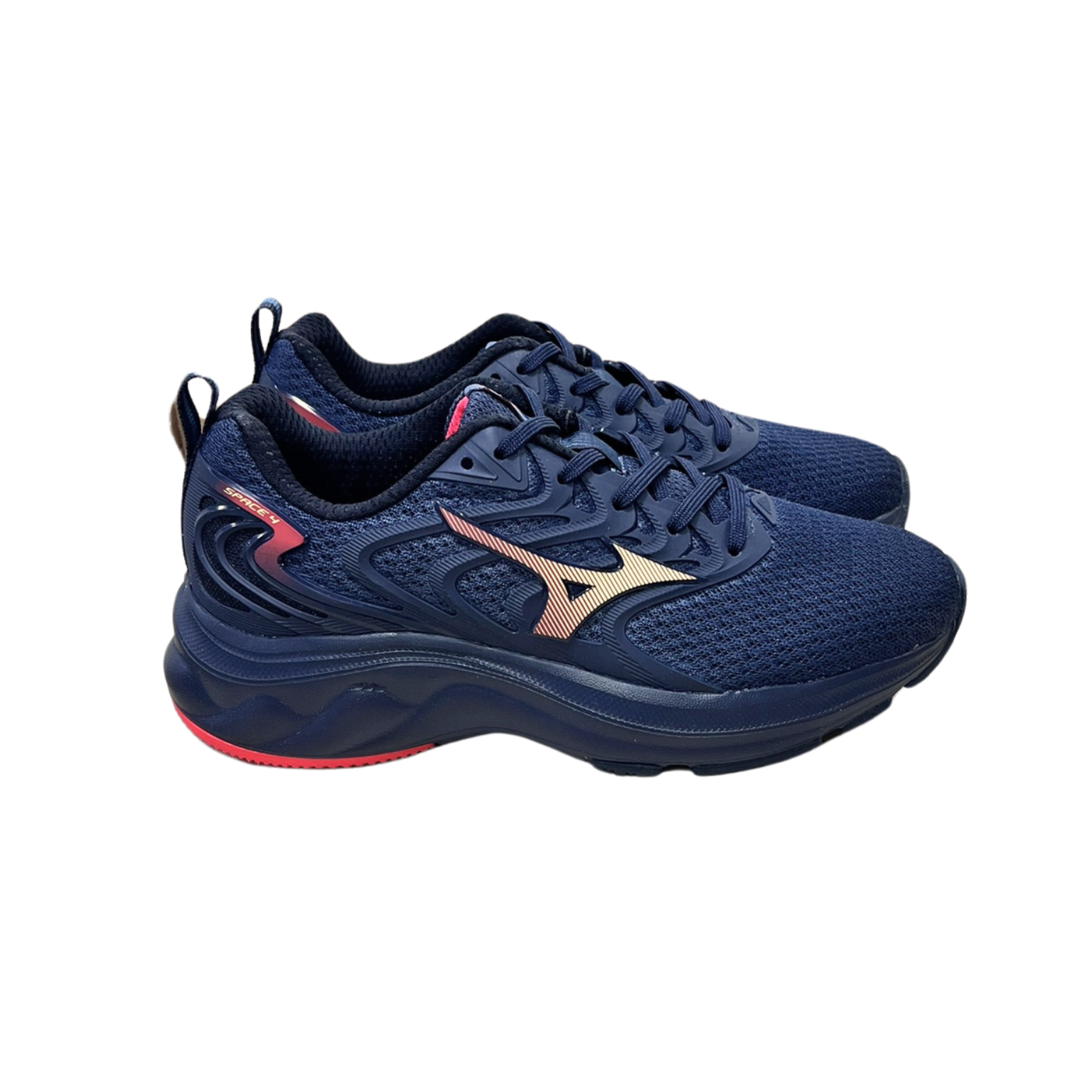 シューズ Mizuno MP GLANZ TRAINER US10 Tênis Mizuno 101106106 Space 4 Junior Marinho - Islen Calçados