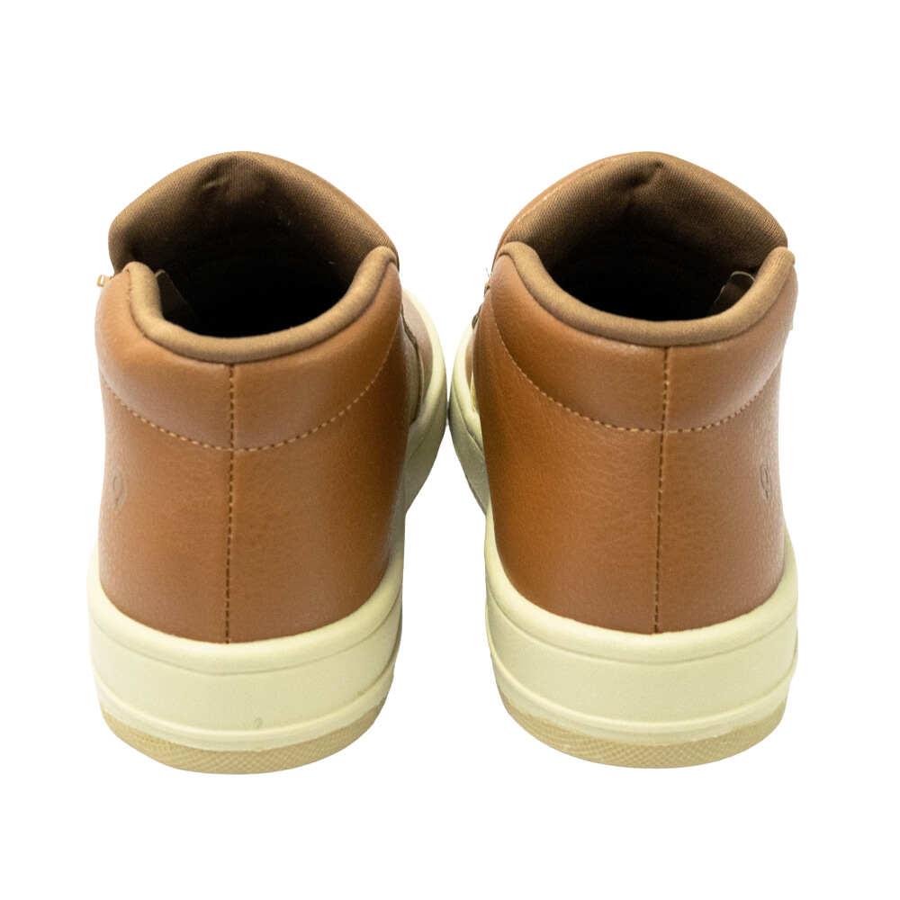 Tênis Ortopé 23250012-104 couro caramelo - Islen Calçados