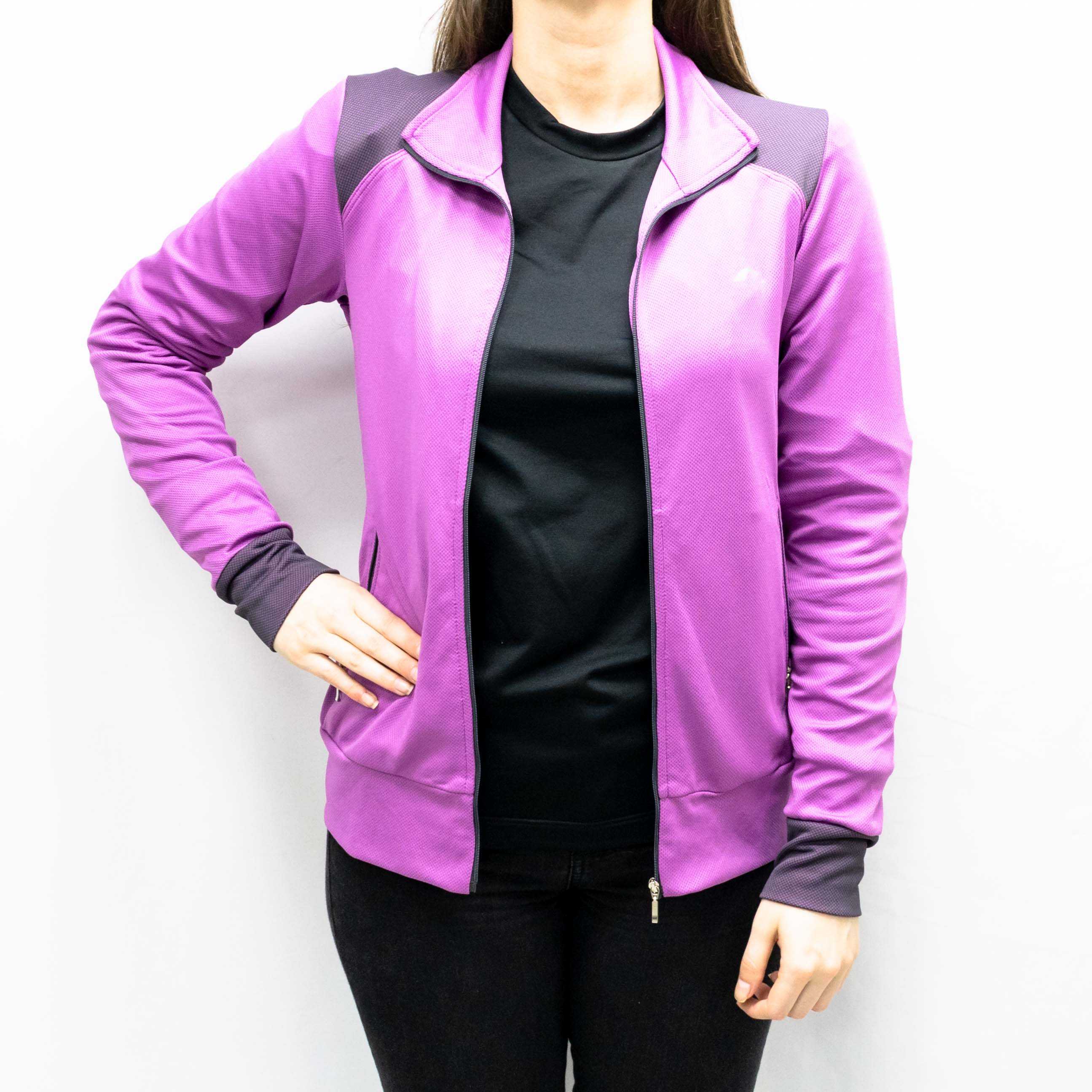 casaco feminino roxo