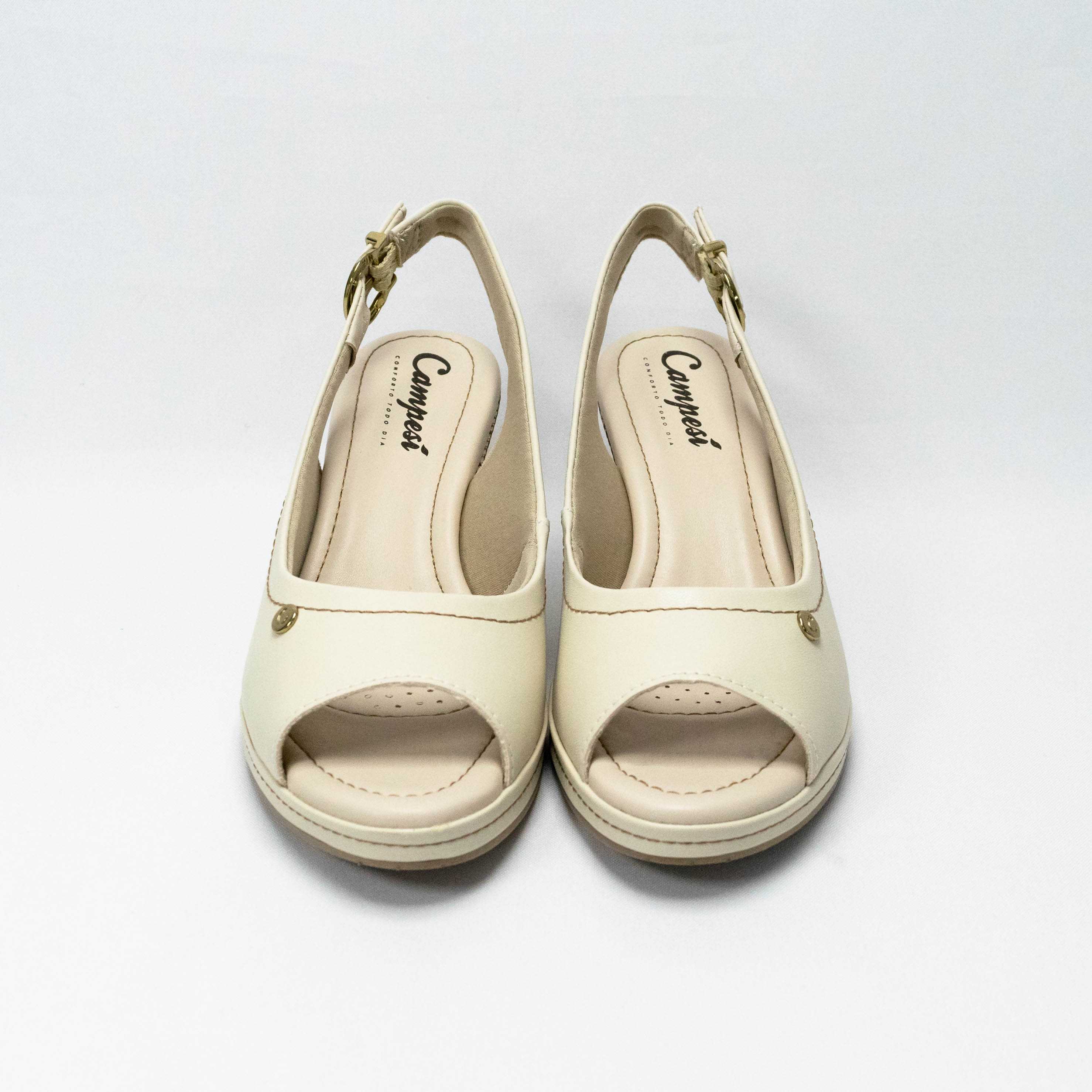 Sandália Campesí L7032 Manila Praia Gelo