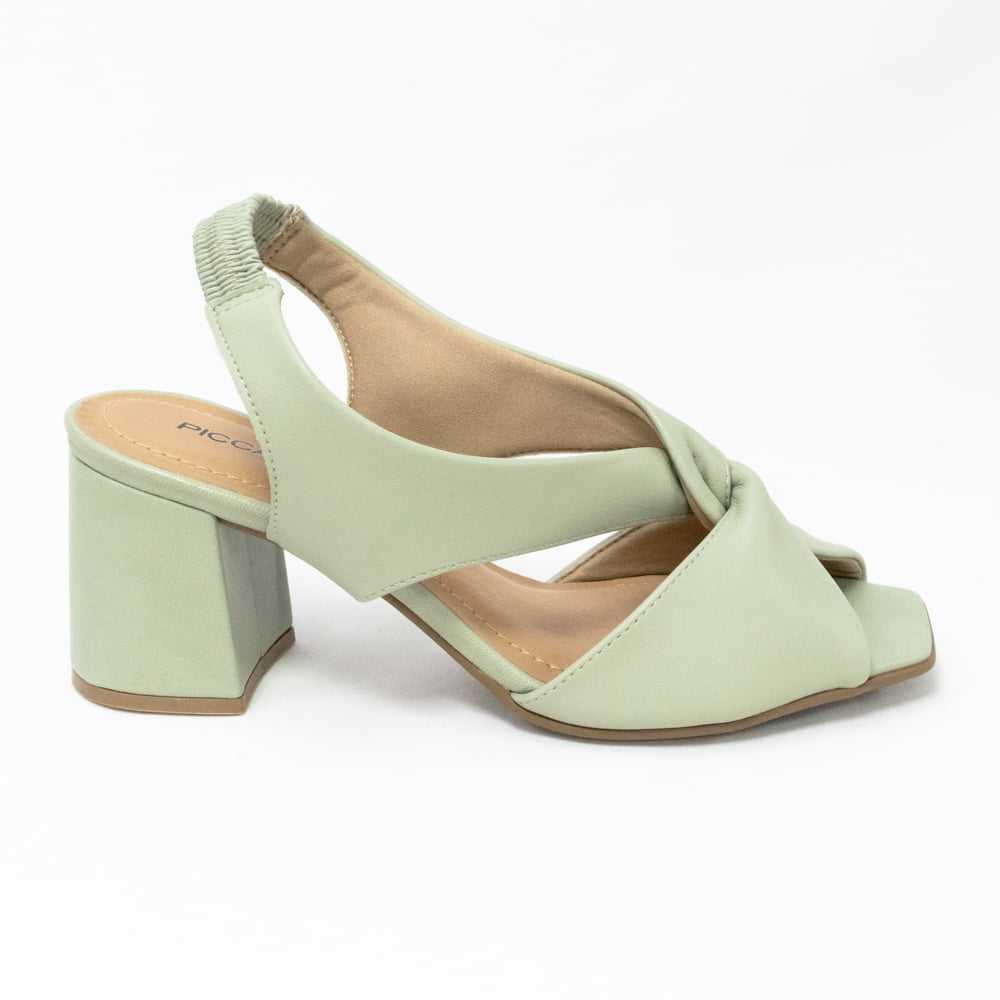 Sandália Piccadilly 626010 SlingBack com elástico Menta