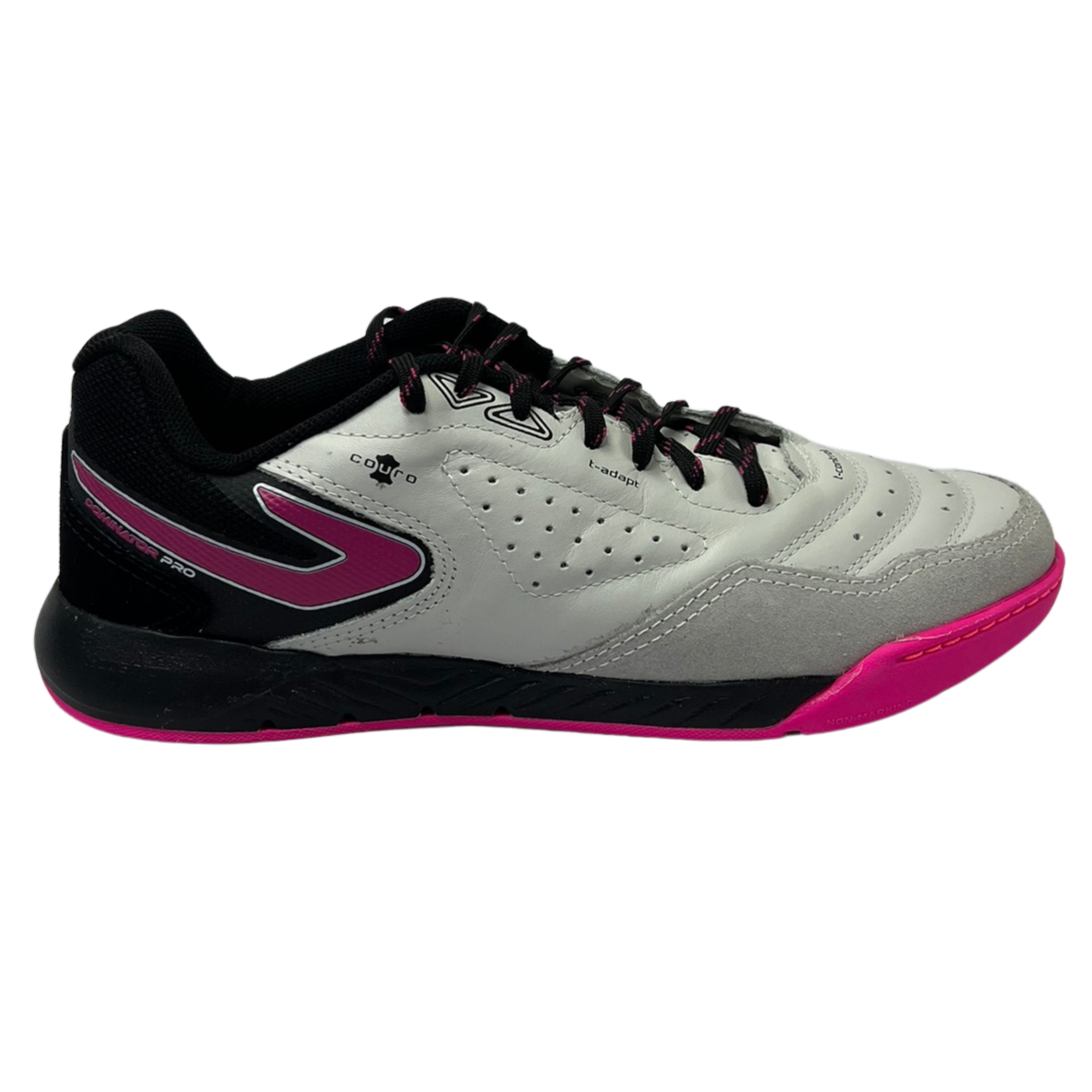 Tênis Topper Futsal Dominator PRO V Branco/Preto/Pink 