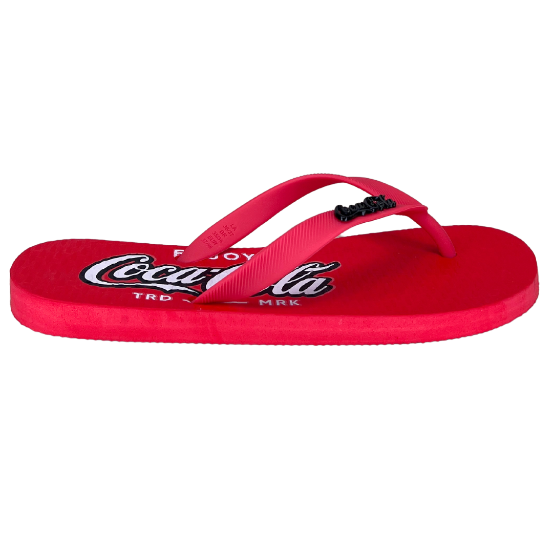 Chinelo Coca-Cola CC4429 Norton Vermelho