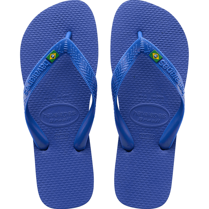 Chinelo Havaianas Brasil Bandeirinha Azul