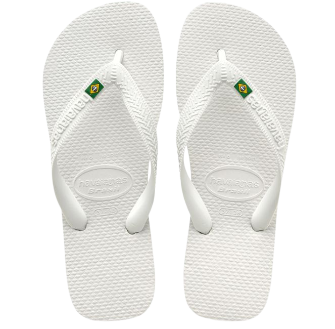 Chinelo Havaianas Brasil Bandeirinha Branco