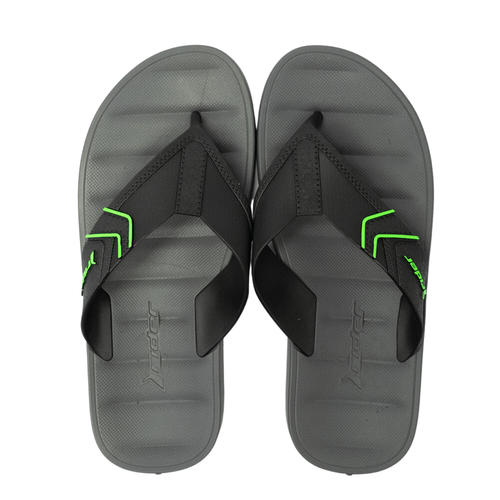 Chinelo Rider 11635 Free Cinza Preto Verde Islen Calcados