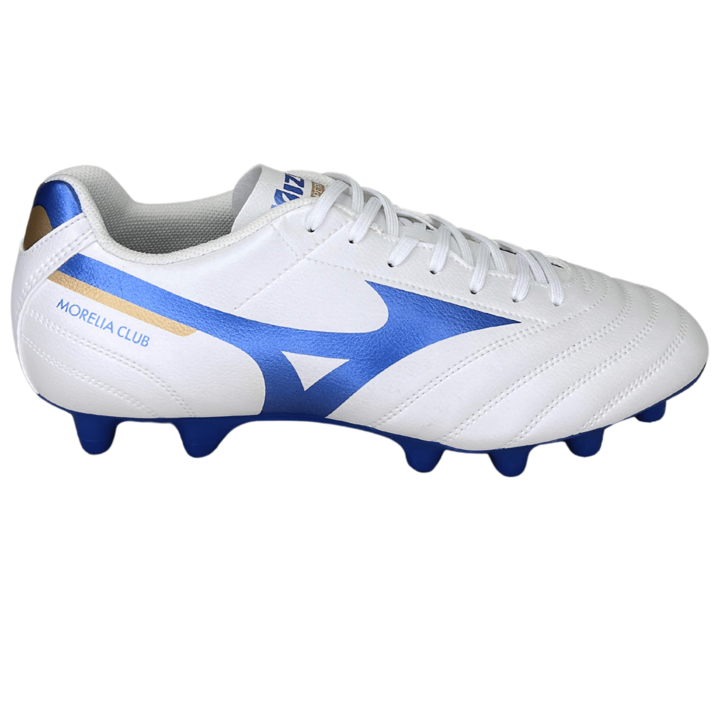 Chuteira Mizuno 107680680 Morelia Club MD Branco Pérola