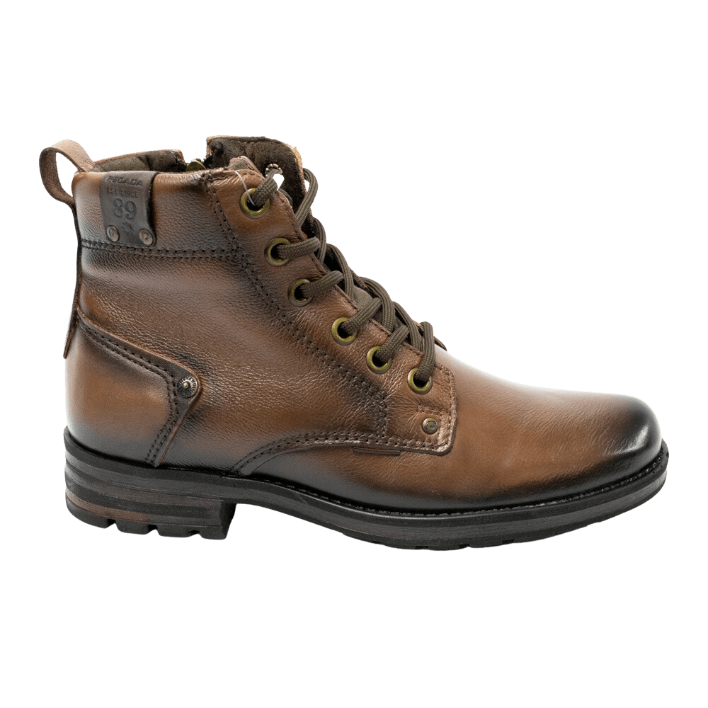 Coturno Masculino Pegada 181305-07 Couro Nature Terracota