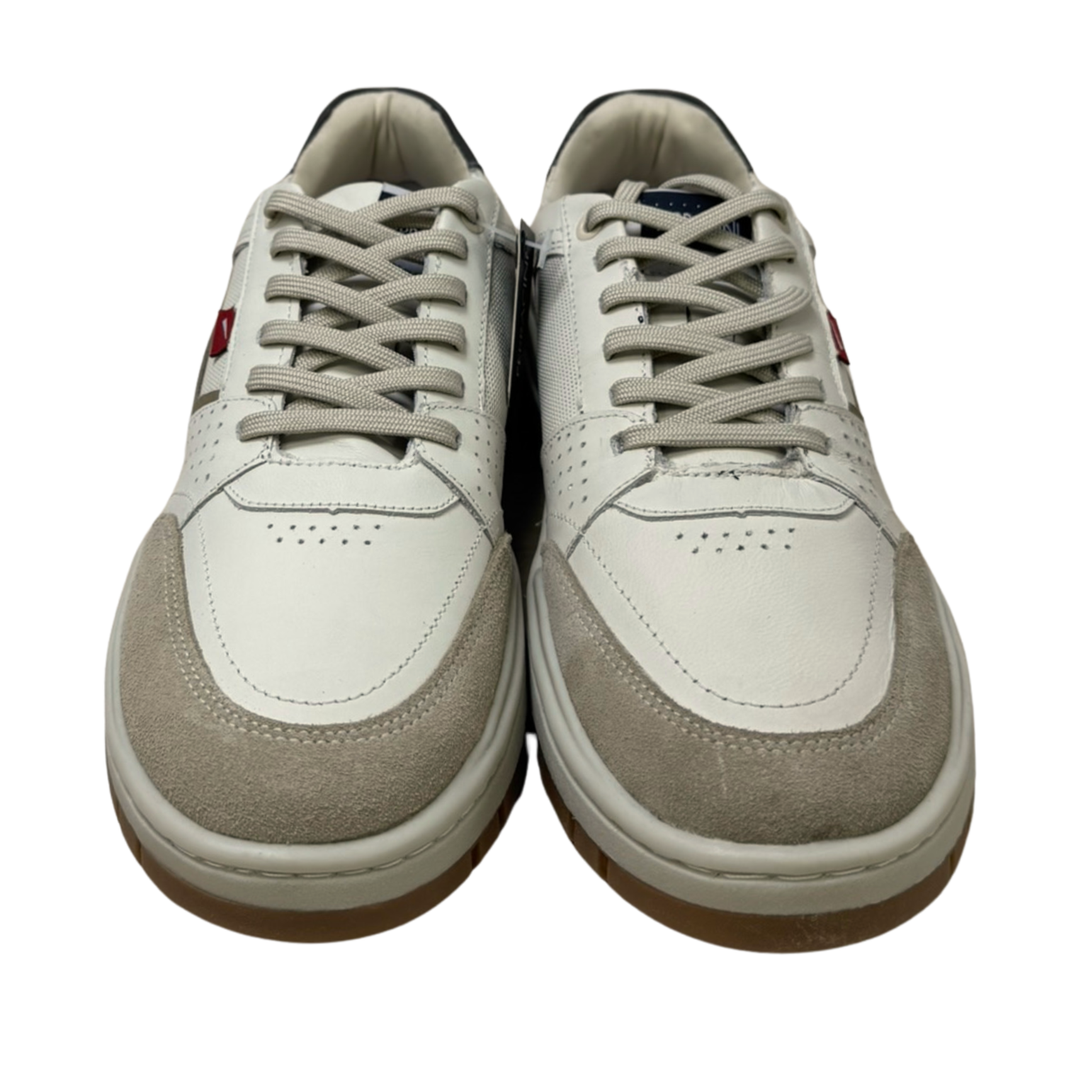 Sapatênis Ferracini 7401-685E Max em Couro Natural Off White