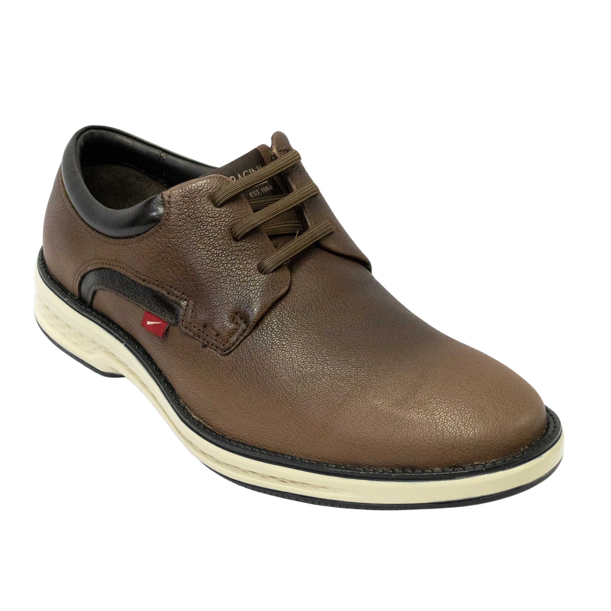 Sapato Ferracini 5746-664I Couro Natural Marrom - Islen Calçados