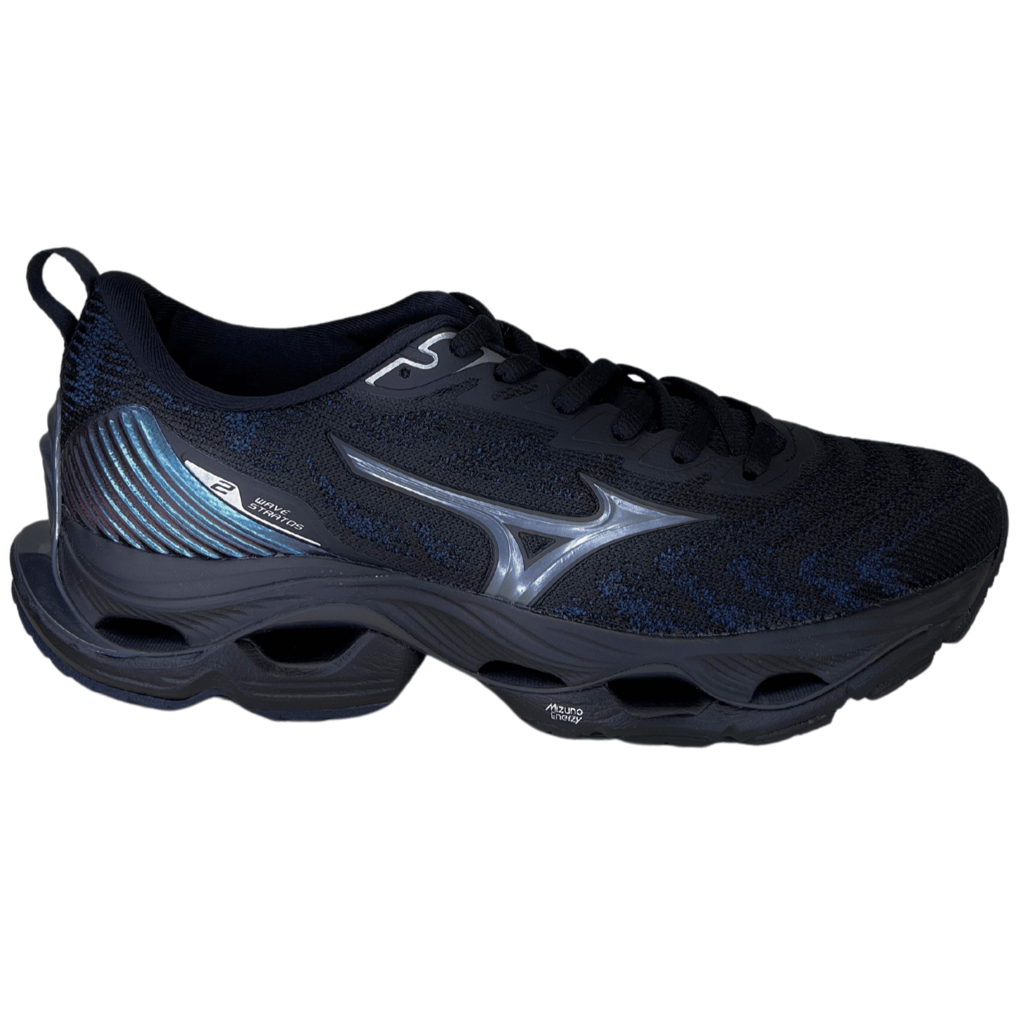 Tênis Mizuno 101075075 Wave Stratos 2 Preto