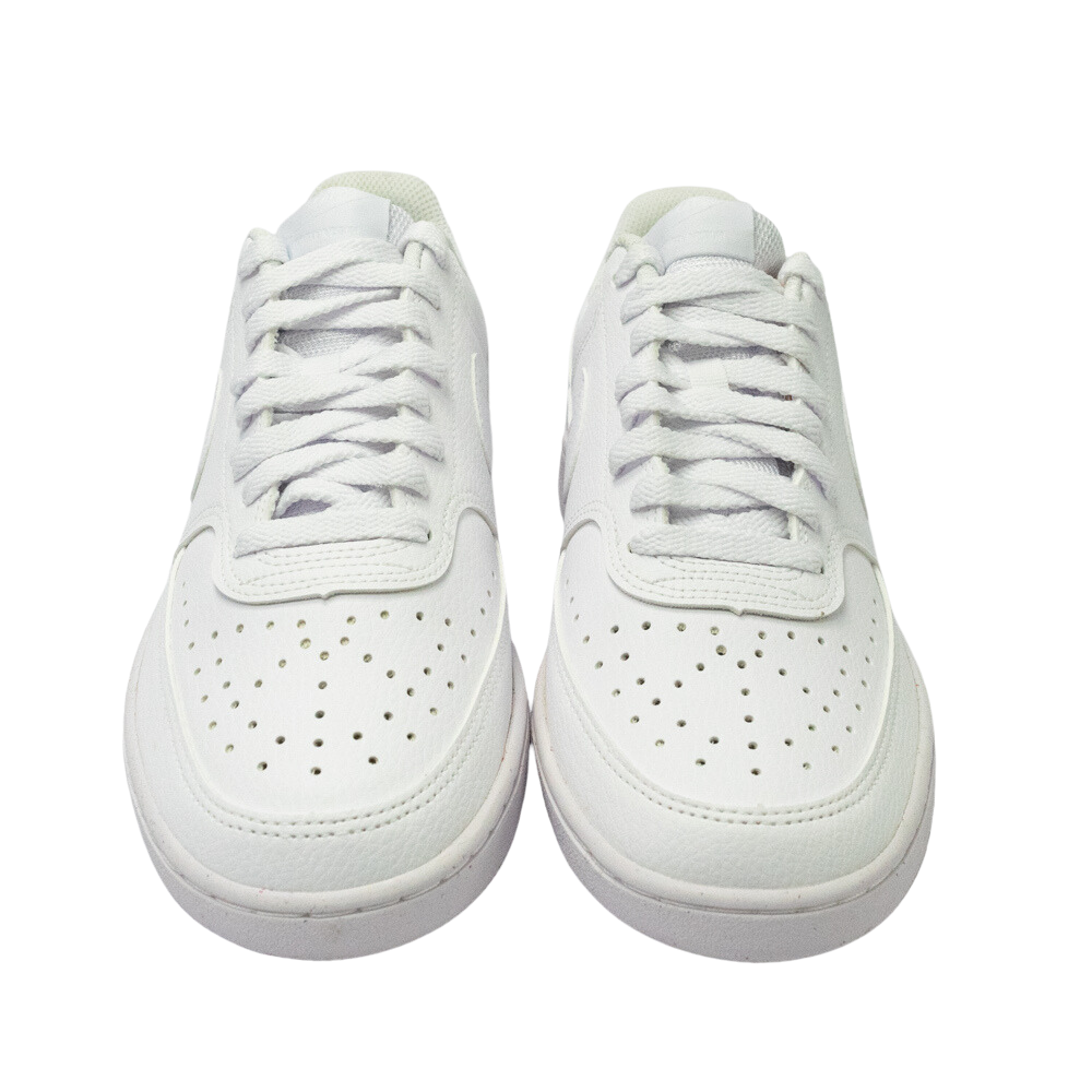 Tênis Nike DH2987 100 Court Vision Low em couro natural Branco