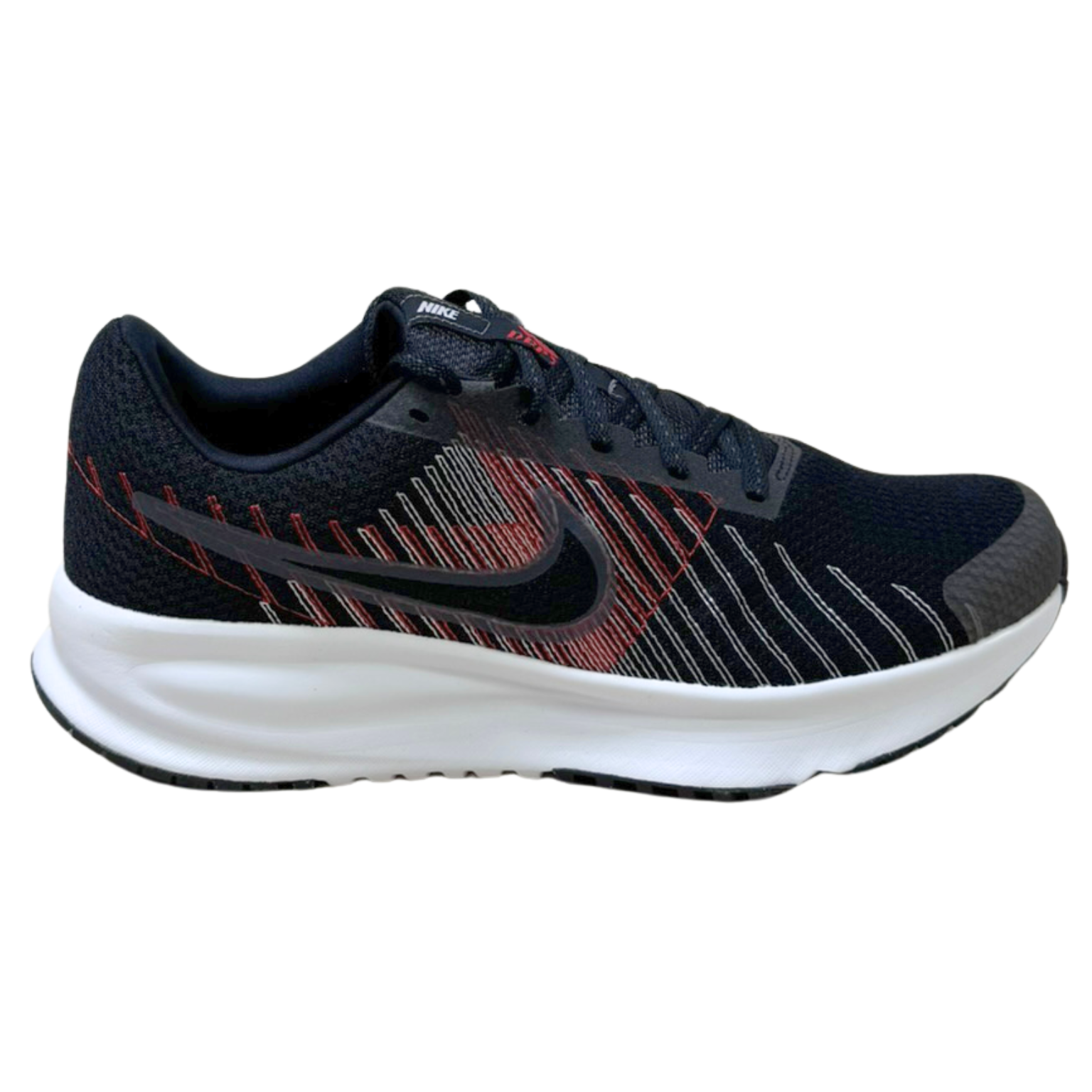 Tênis Nike HM9594 001 Run Defy Corrida Preto com Vermelho