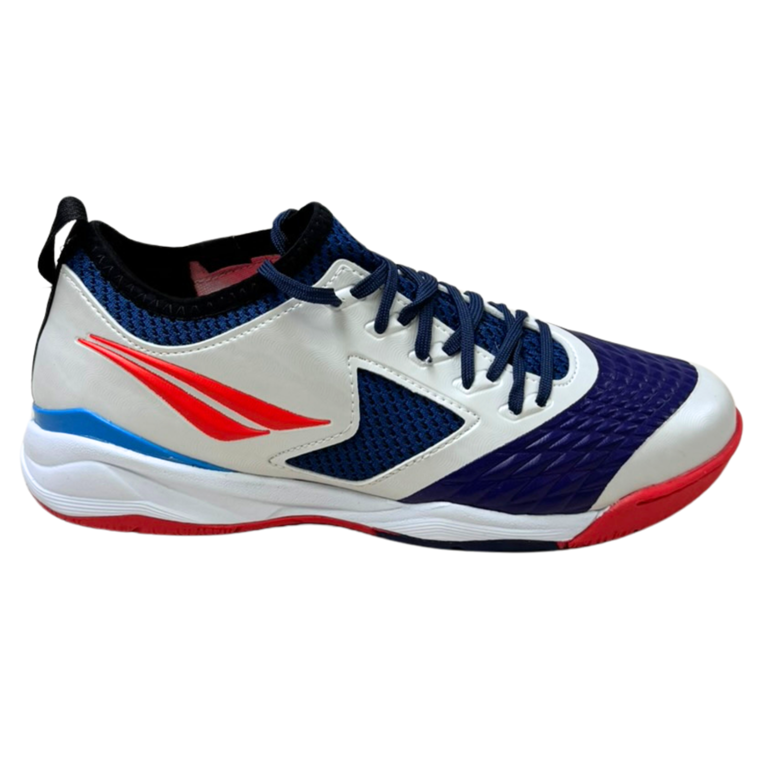 Tênis Penalty Futsal Max 1000 EcoKnit Branco Tricolor