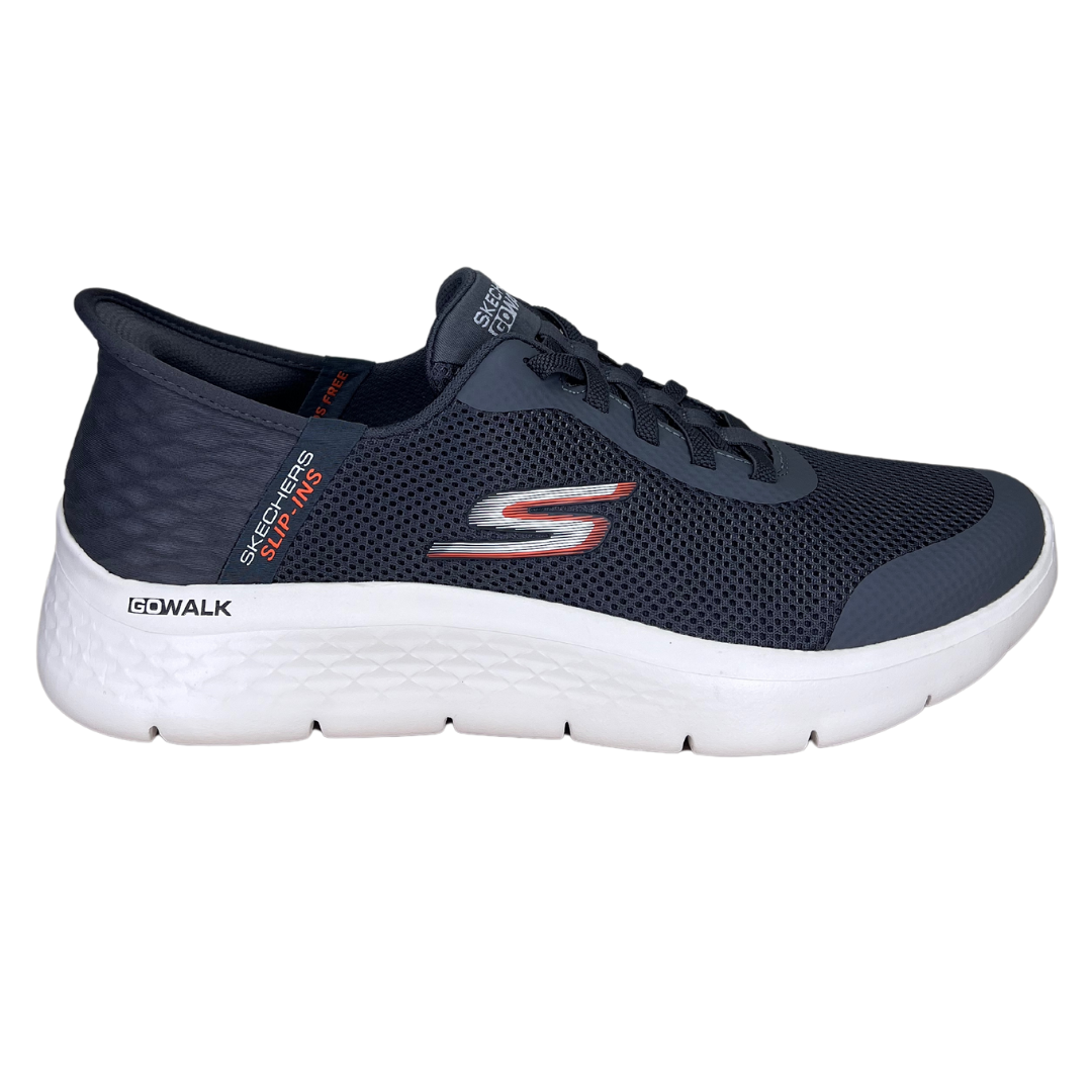 Tênis Skechers 216324 Go Walk Flex Hands Up Slip On Cinza