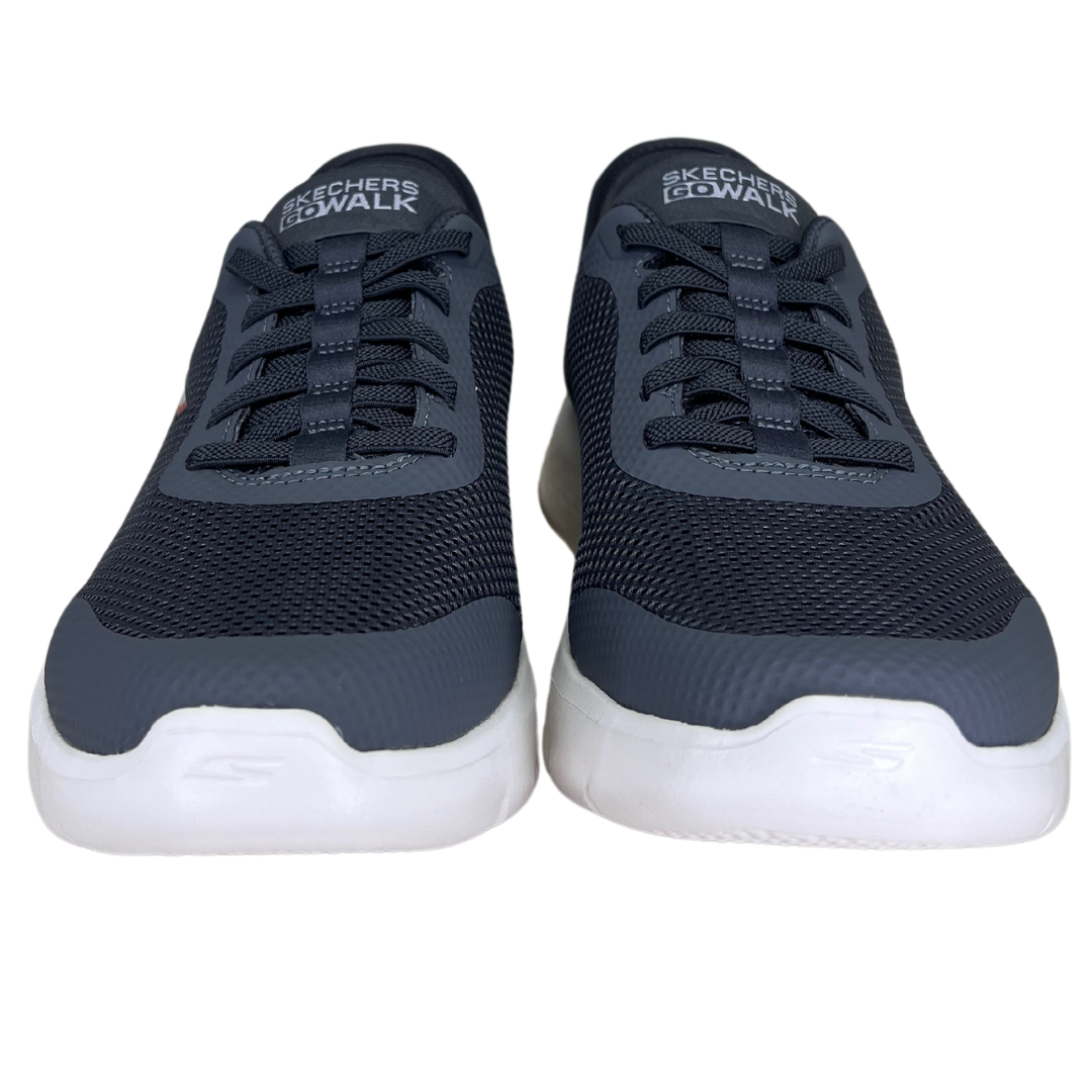 ぬさん Tênis Skechers 216324 Go Walk Flex Hands Up Slip On Cinza - Islen