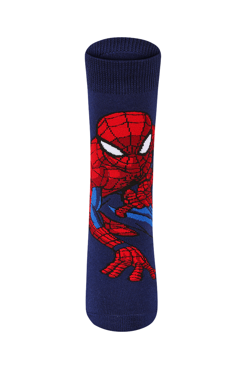 Meia Lupo 02943-001 Kids Antiderrapante Spider Man