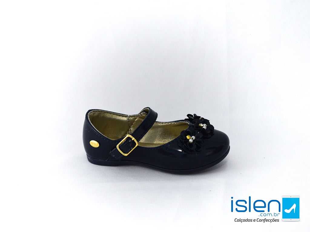 Sapatilha Infantil KLIN Princesa 151 - Azul Marinho