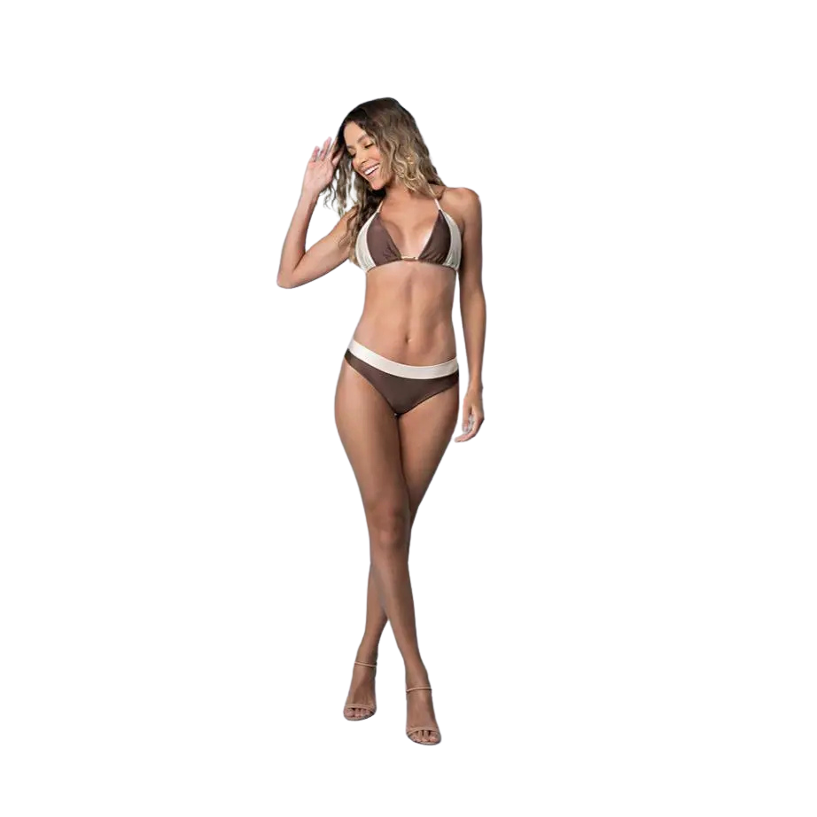 Calcinha Rosa Tatuada 10739 Starshine Bege