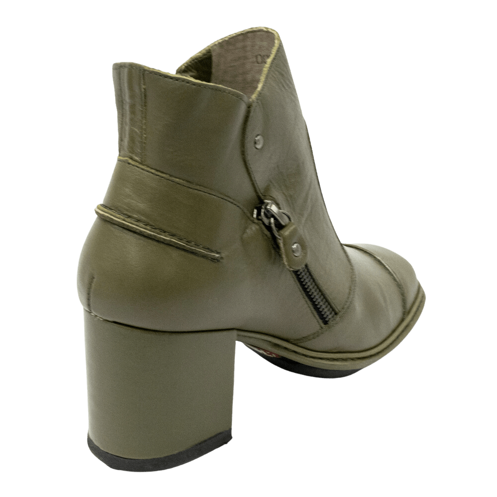 Bota JGean FM0006 Couro Natural verde Oliva - Islen Calçados