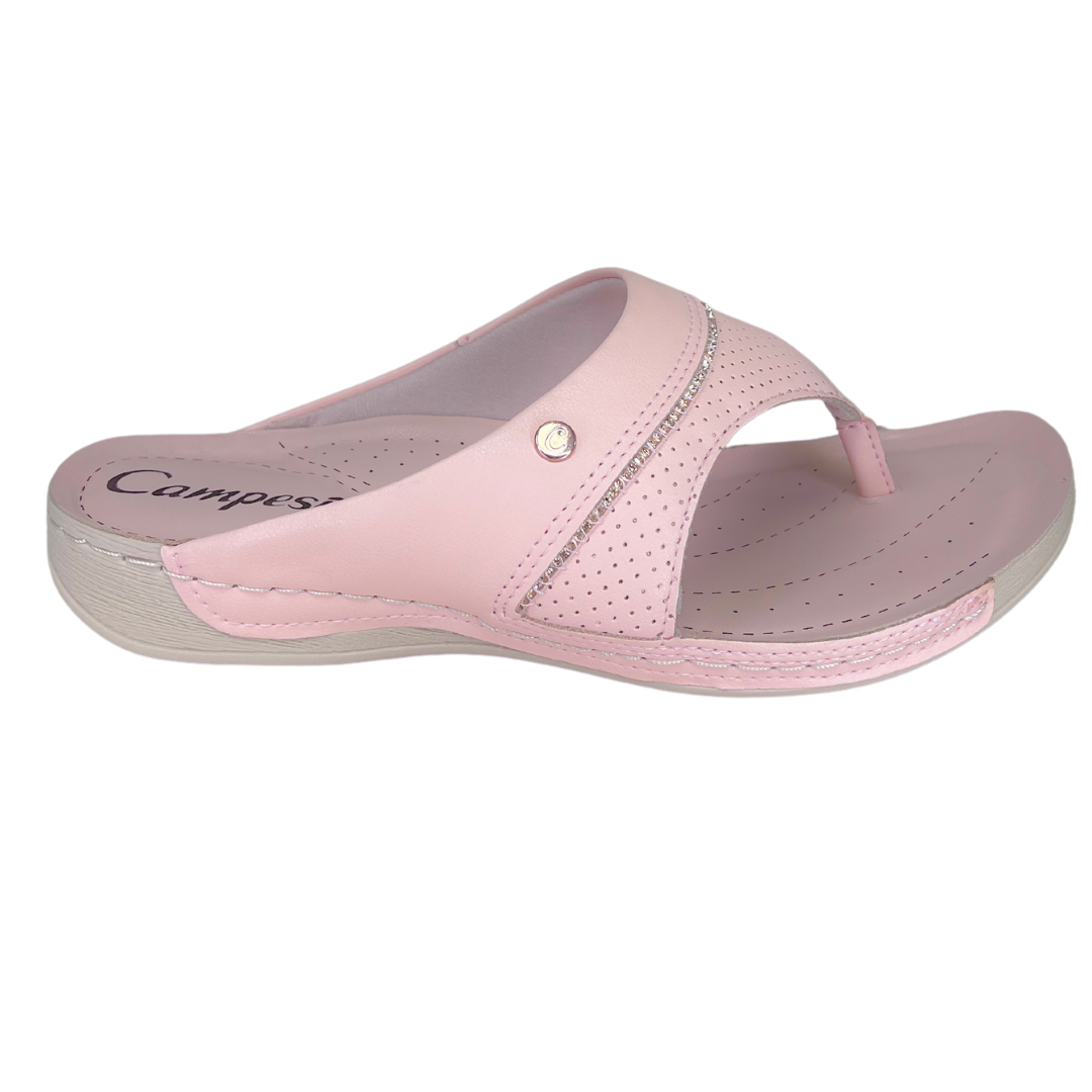 Chinelo Campesi CP142 Lameria Peach Rose