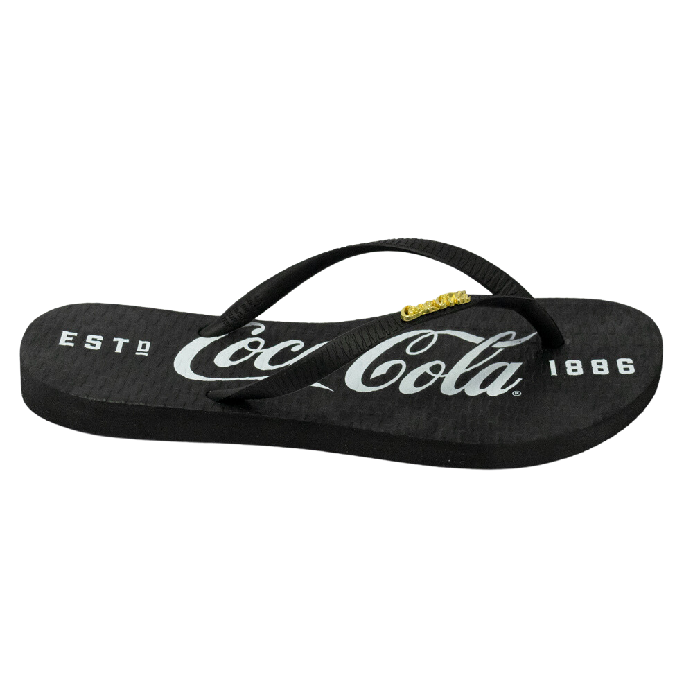 Chinelo Coca-Cola CC3516 1886 Preto