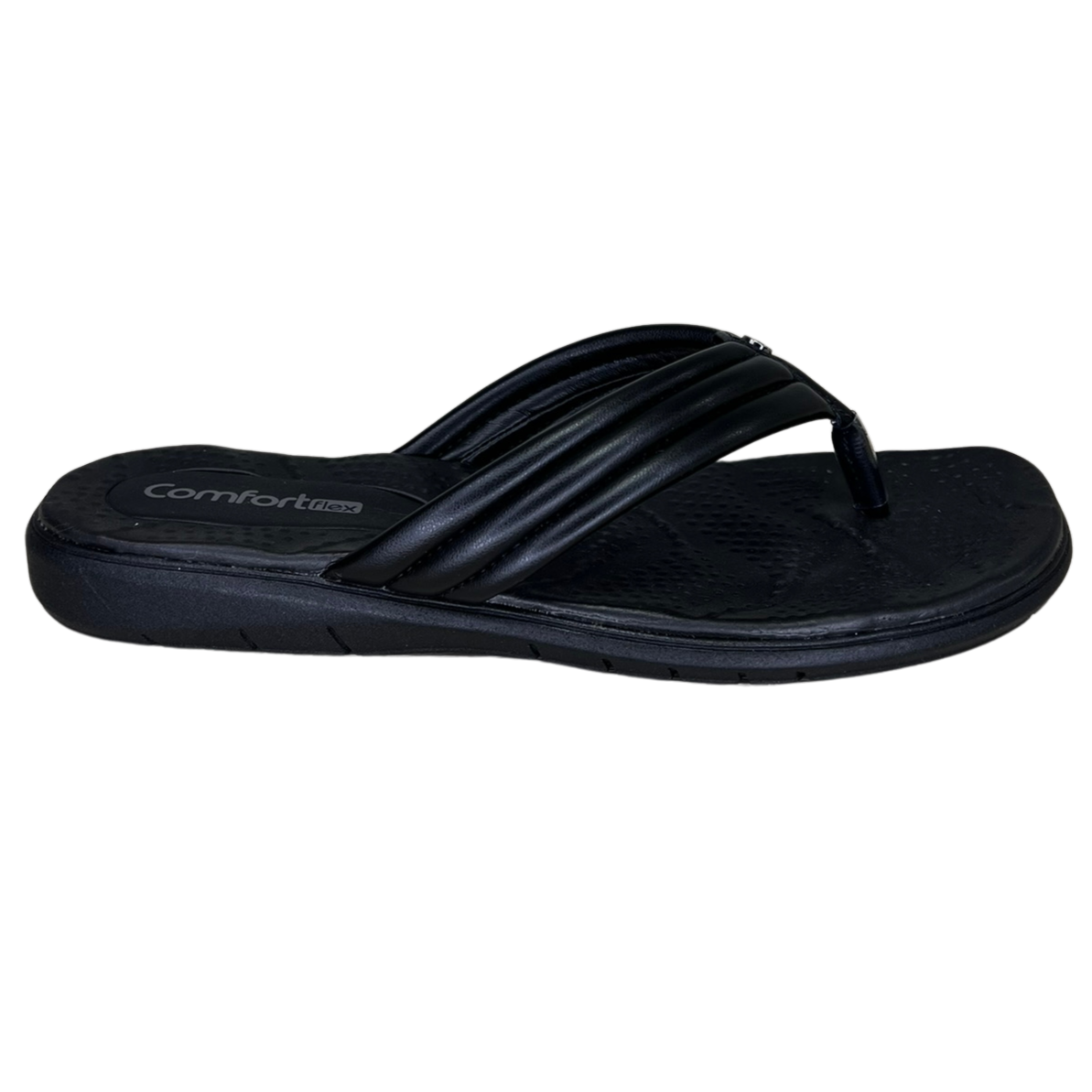 Chinelo ComfortFlex 2460401 Napa Plus Preto