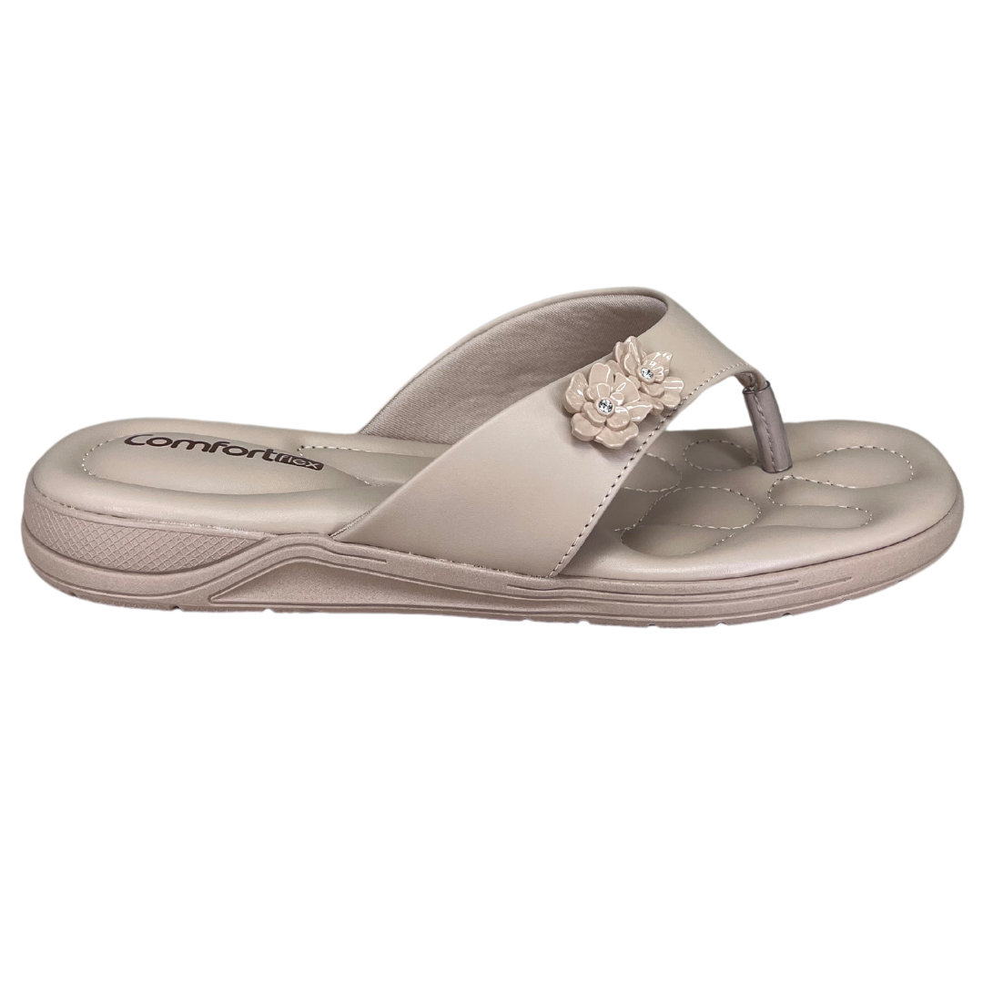 Chinelo ComfortFlex 2480401 Napa Plus Almond Areia