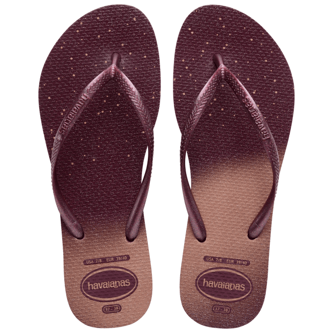 Chinelo Havaianas Slim Gloss FC Terra Roxa