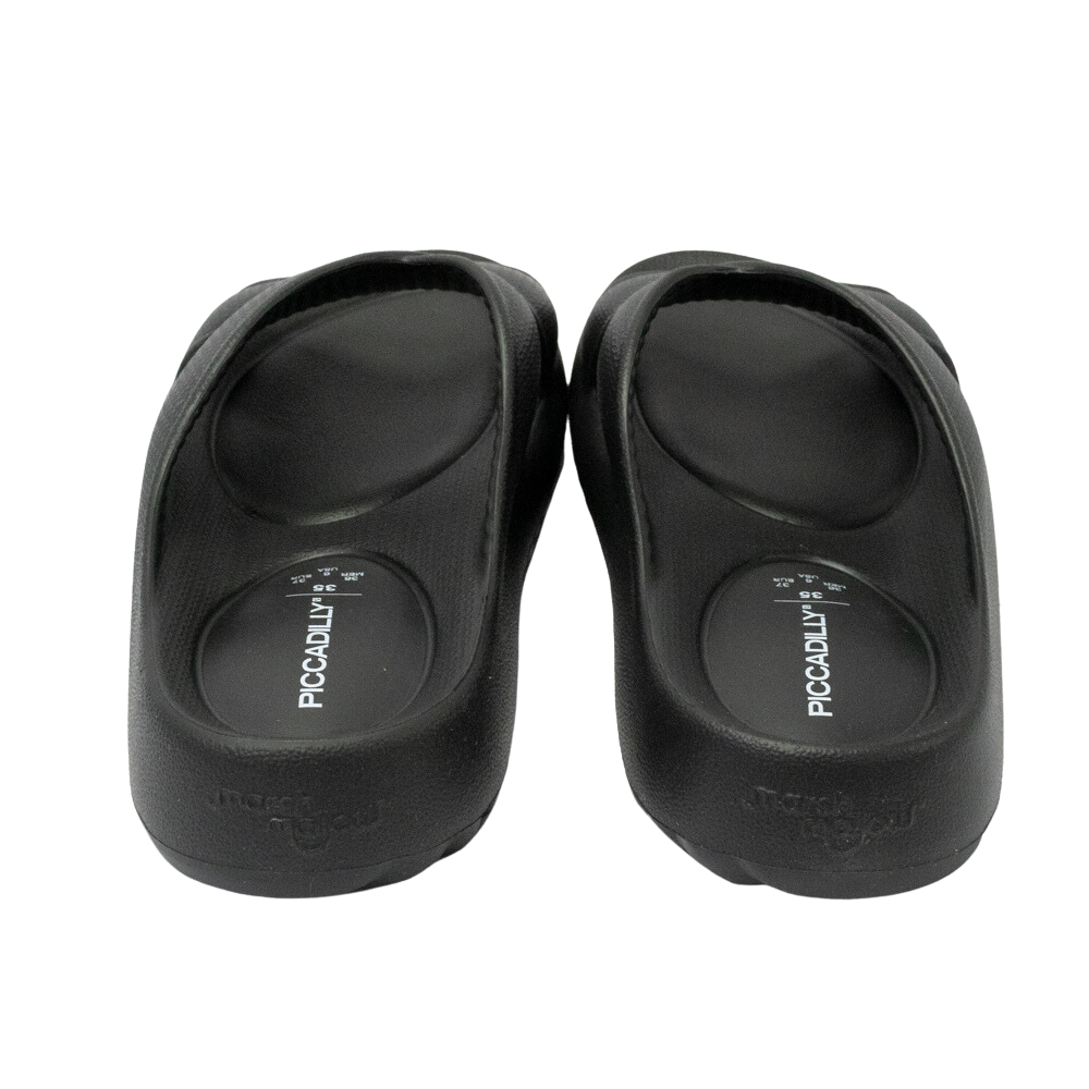 Chinelo Piccadilly C228001 Fun MarshMallow Preto - Islen Calçados