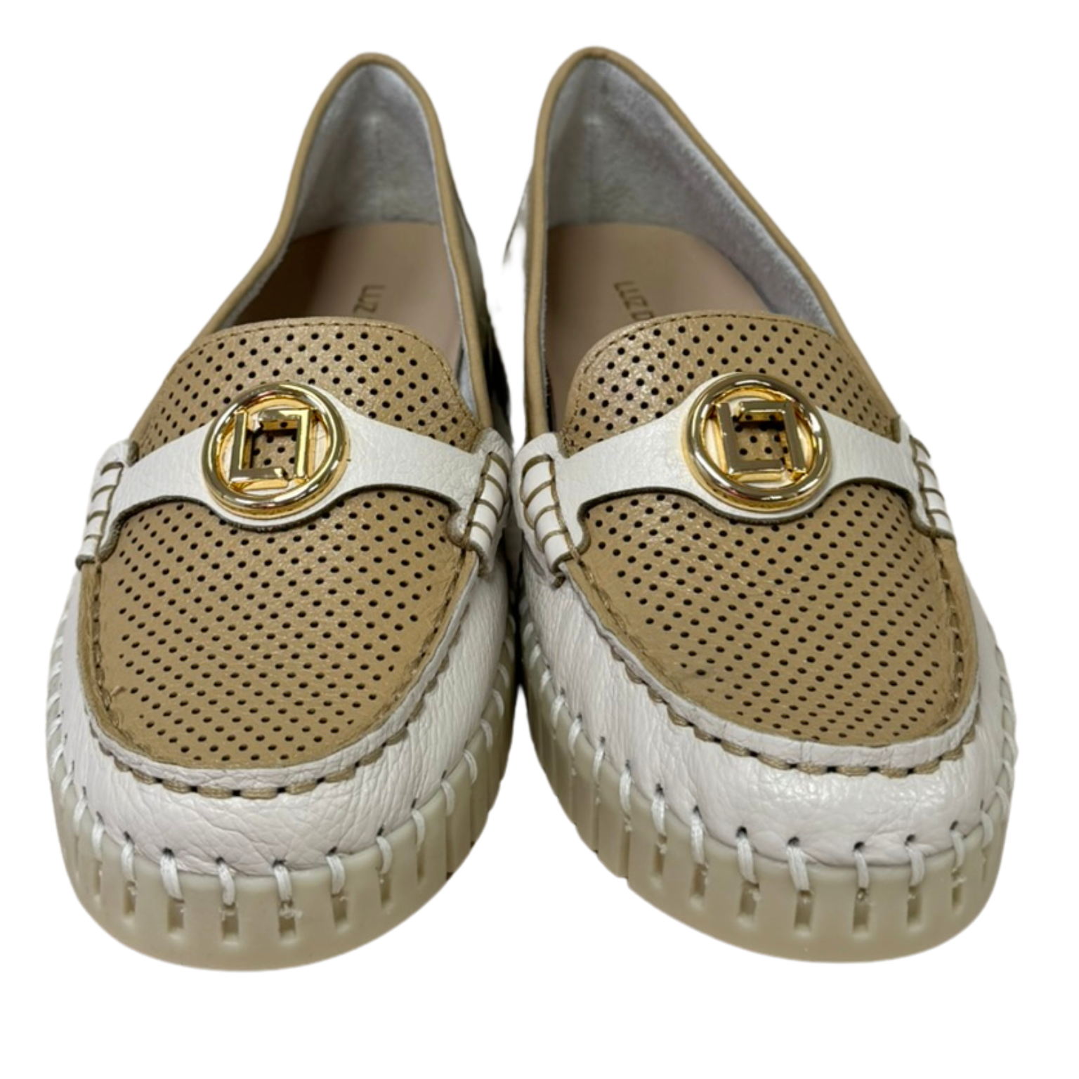Mocassim Luz da Lua 60130038 Couro Natural New Ridge Panna - Islen