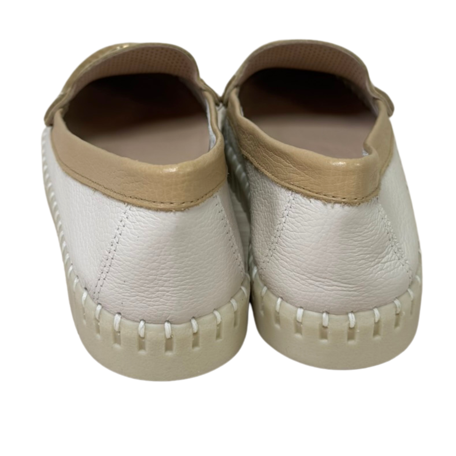 Mocassim Luz da Lua 60130038 Couro Natural New Ridge Panna - Islen