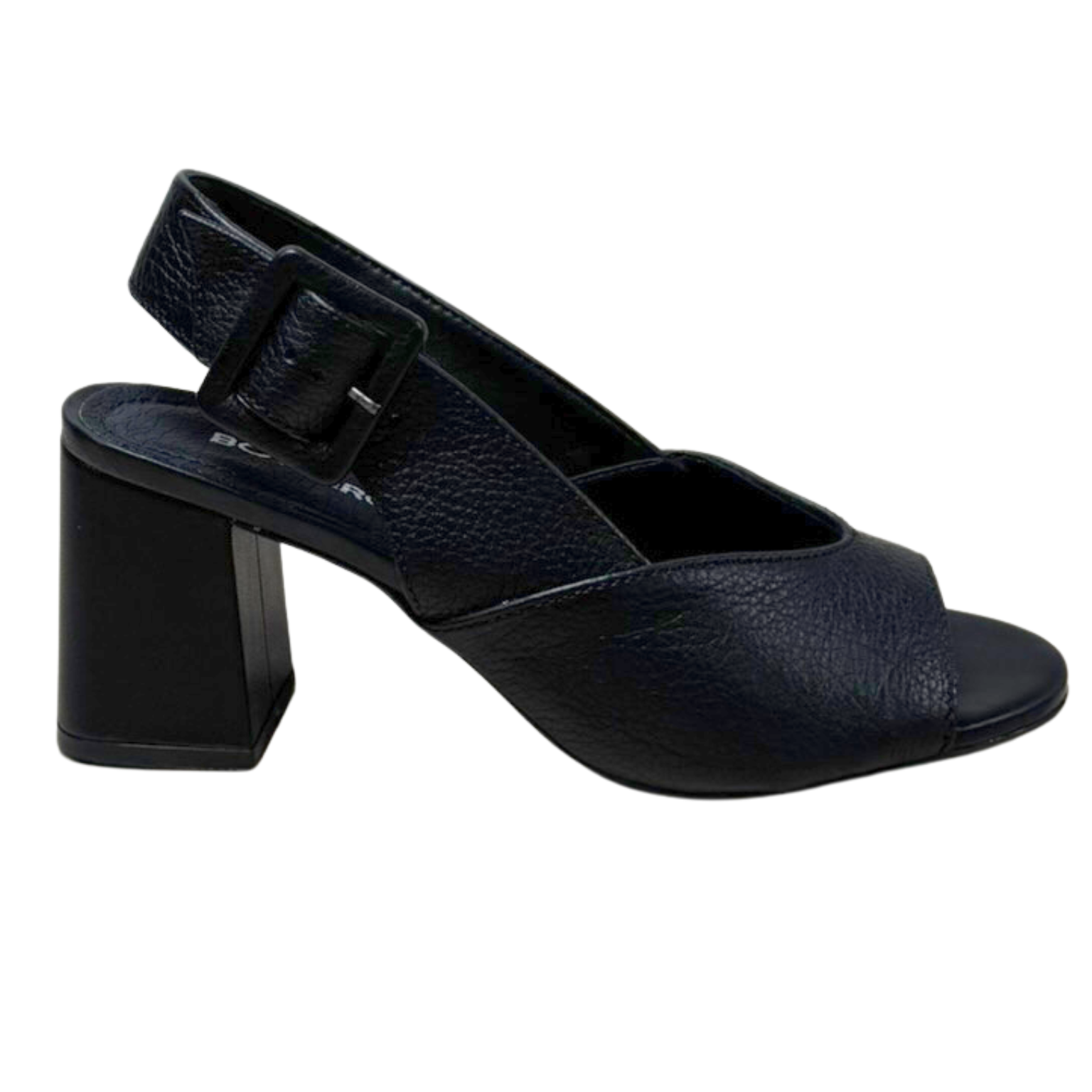 Sandália Bottero 372002 Ingrid Couro Natural Burnish Preto