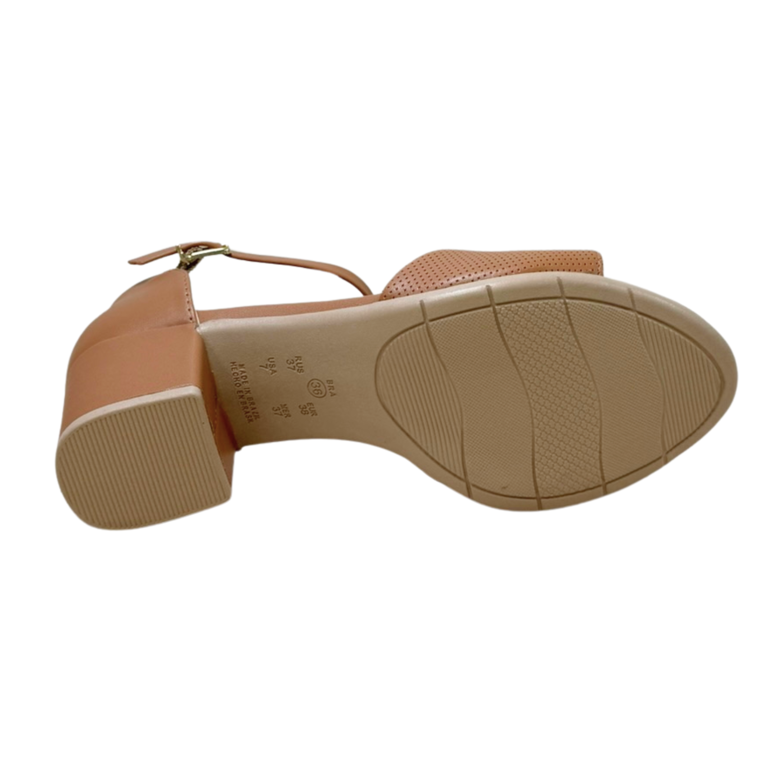 Sandália ComfortFlex 2557405 Napa Point Camel - Islen Calçados