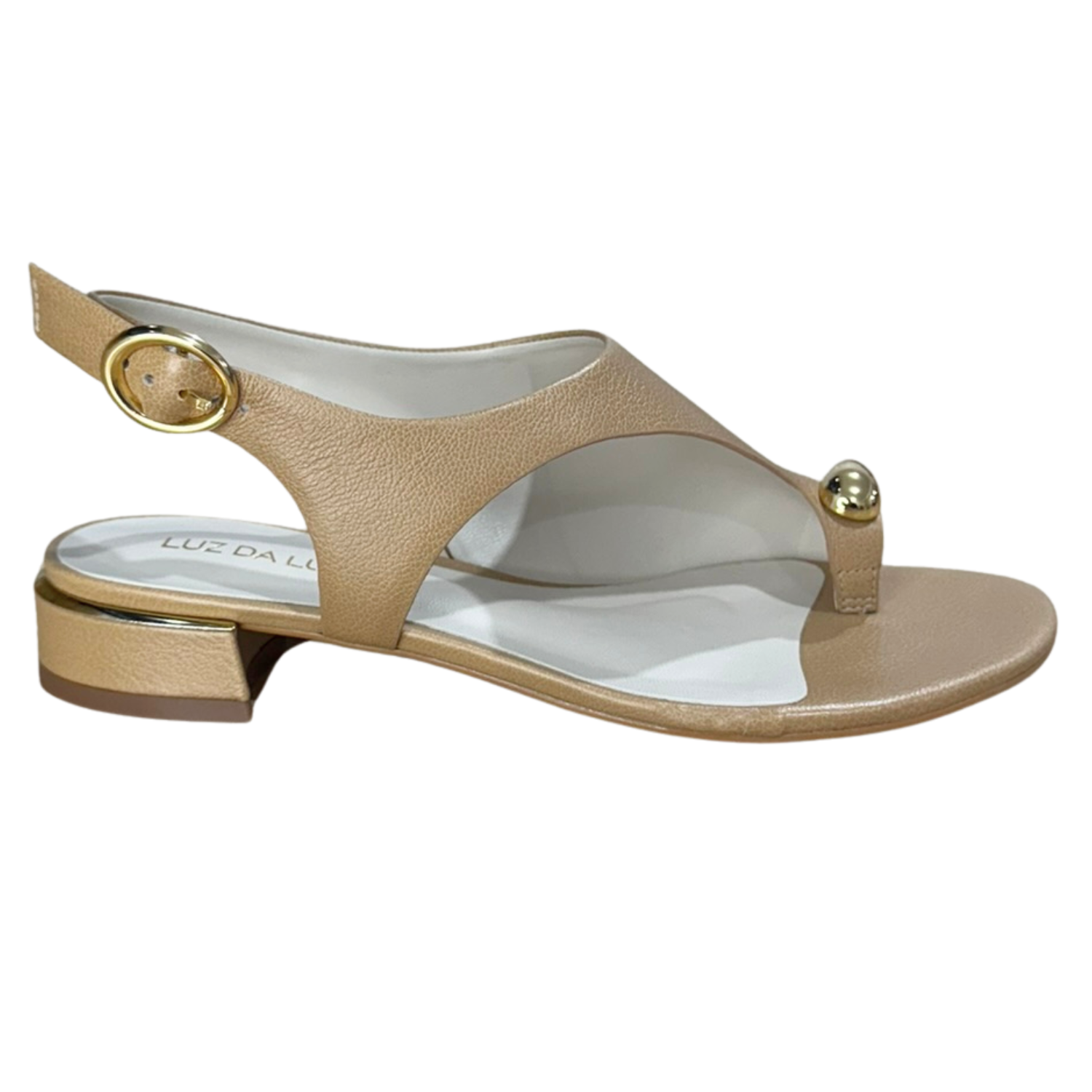 Sandália Luz da Lua 80910004 Couro Natural Atacama Butter