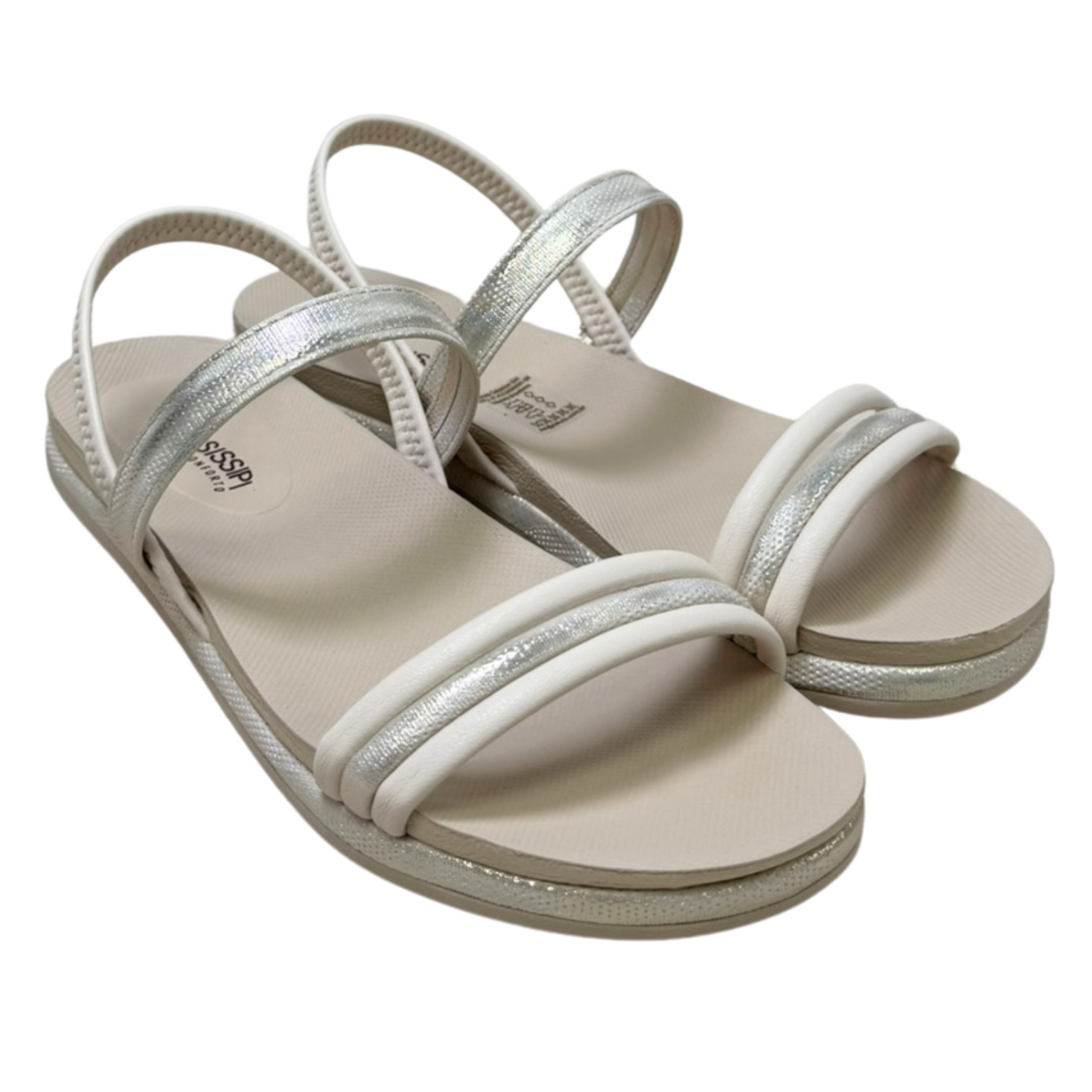 Sandália Mississipi MF454 Rives Latte Off White - Islen Calçados