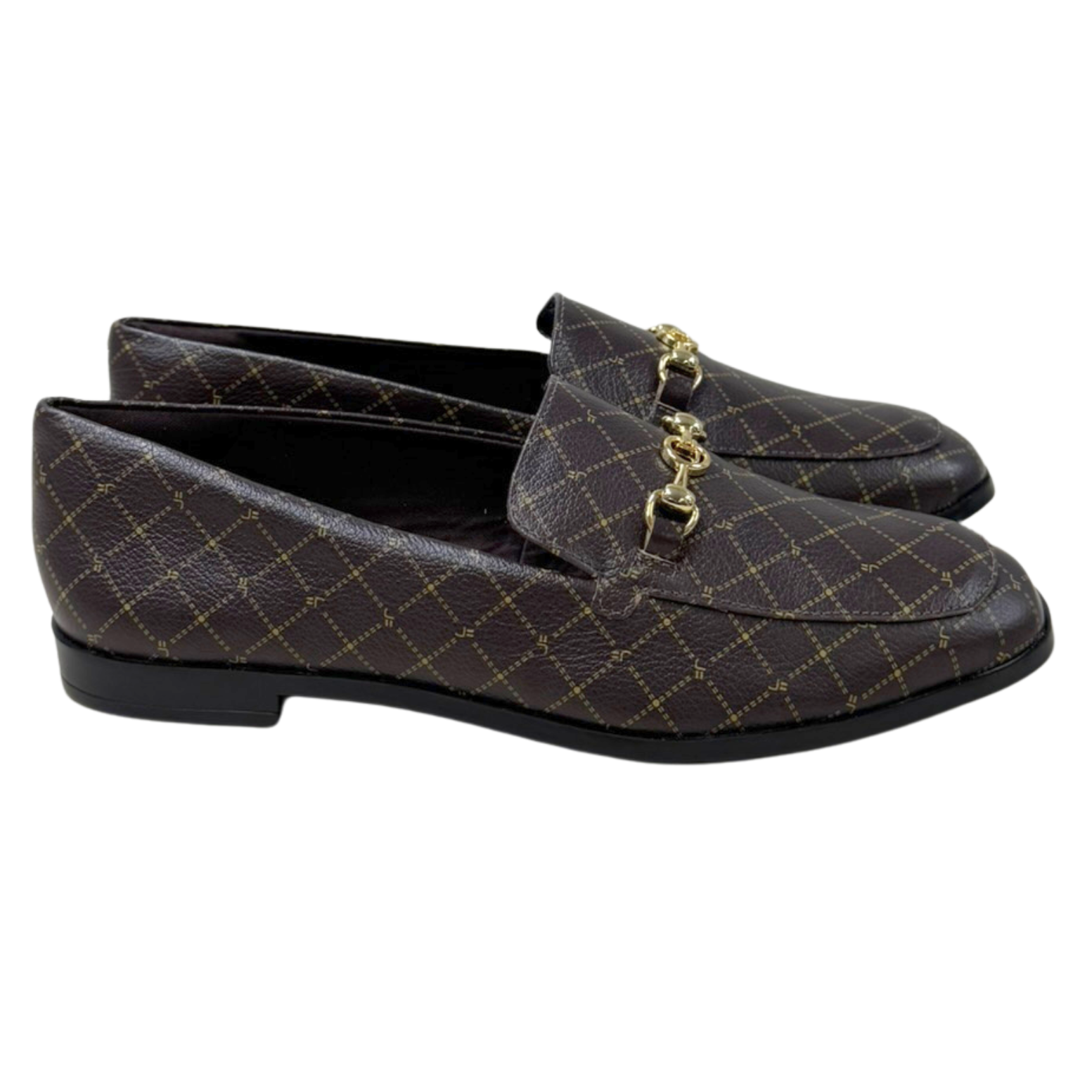 Sapatilha Jorge Bischoff J17094035 Couro Natural Monograma - Islen