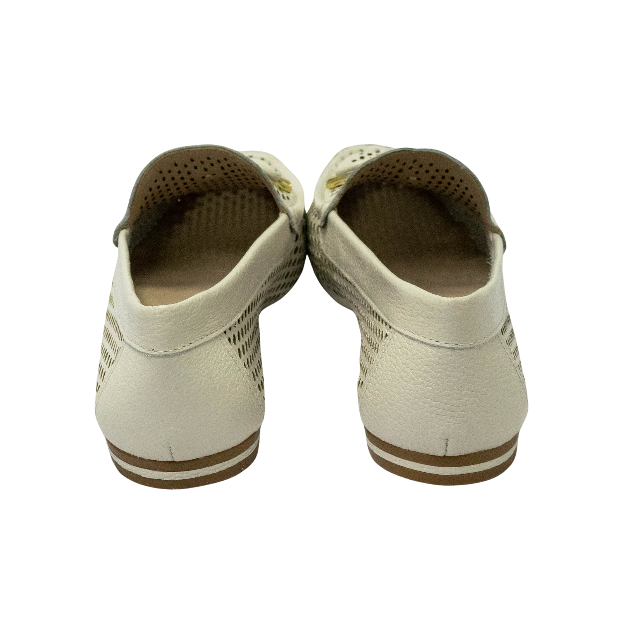 Sapatilha Luz da Lua 60260014 Mocassim em couro natural New Ridge